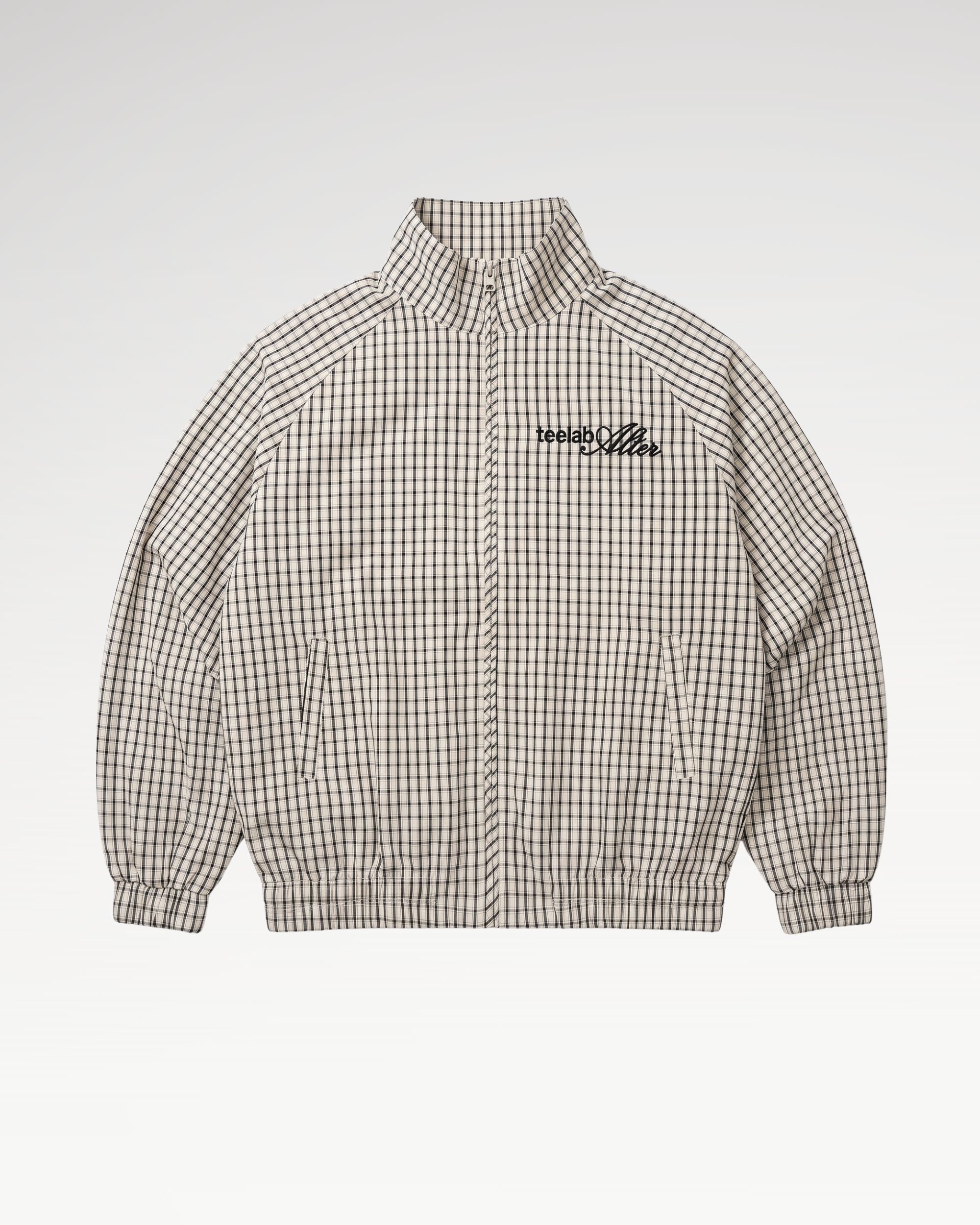 Teelab Alter Oversized Windbreaker Gingham Jacket AK145