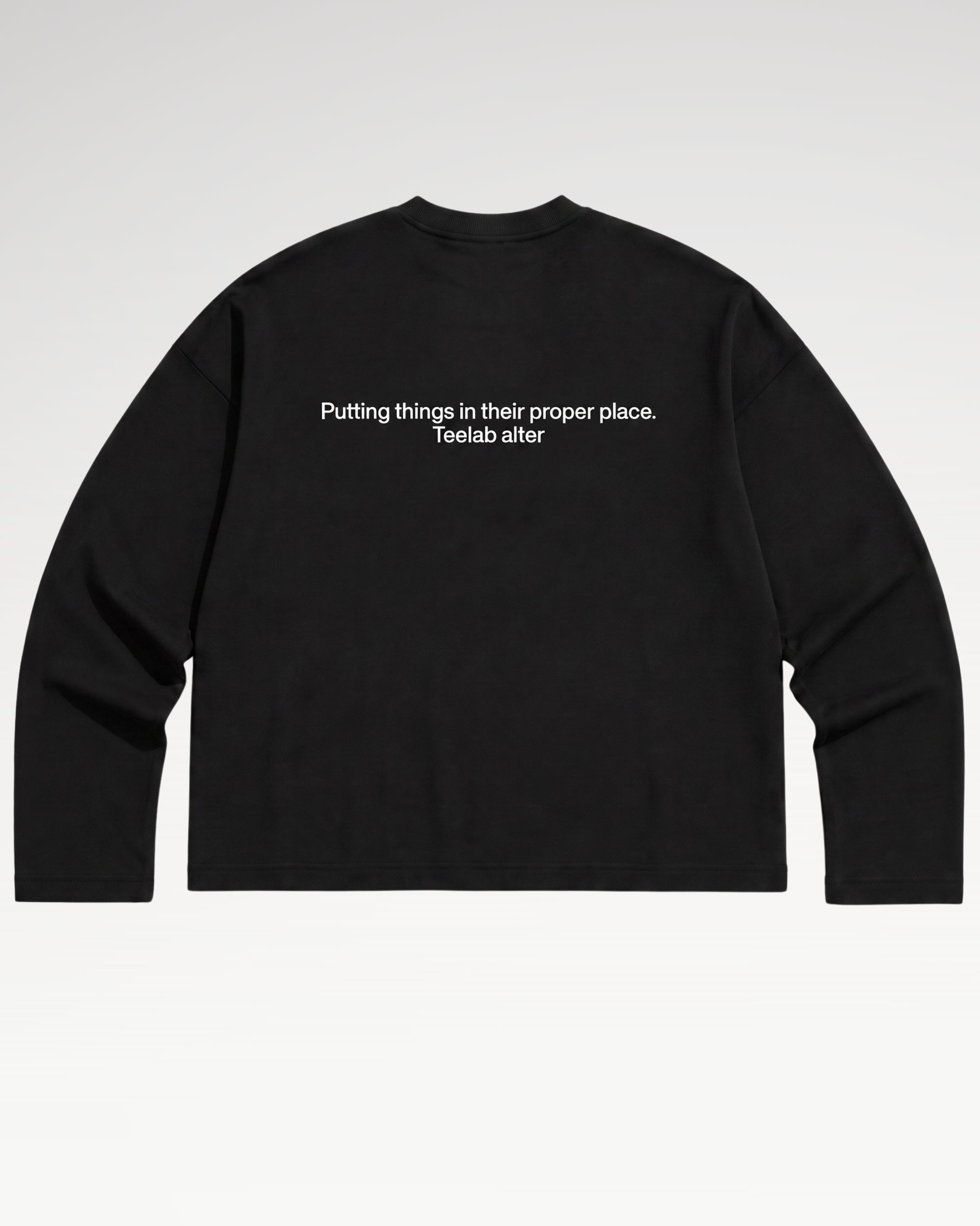 Teelab Alter Oversized Cotton Long Sleeve TS425