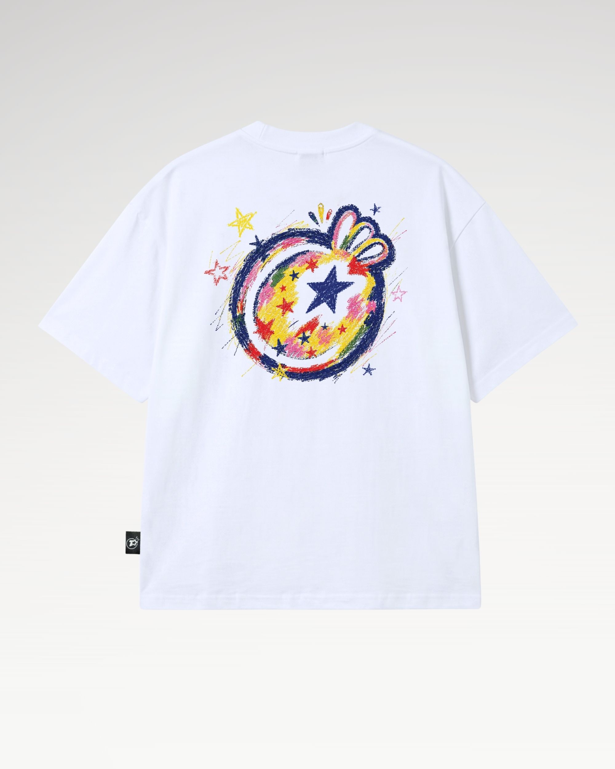 Teelab Alter Oversized Cotton TI STAR Ripple Tee TS435