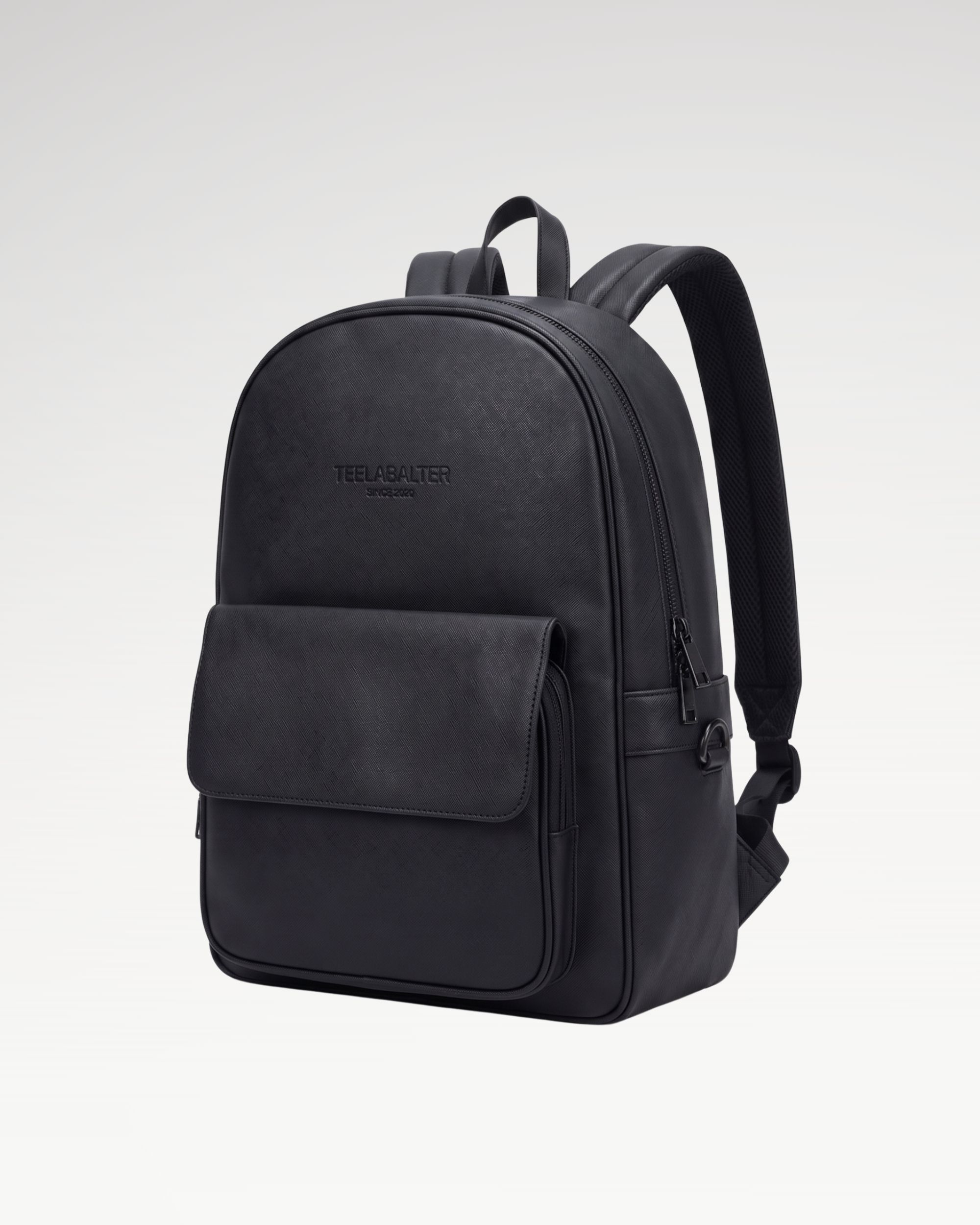 Teelab Alter Leather Basic Logo Embroidered Backpack AC122