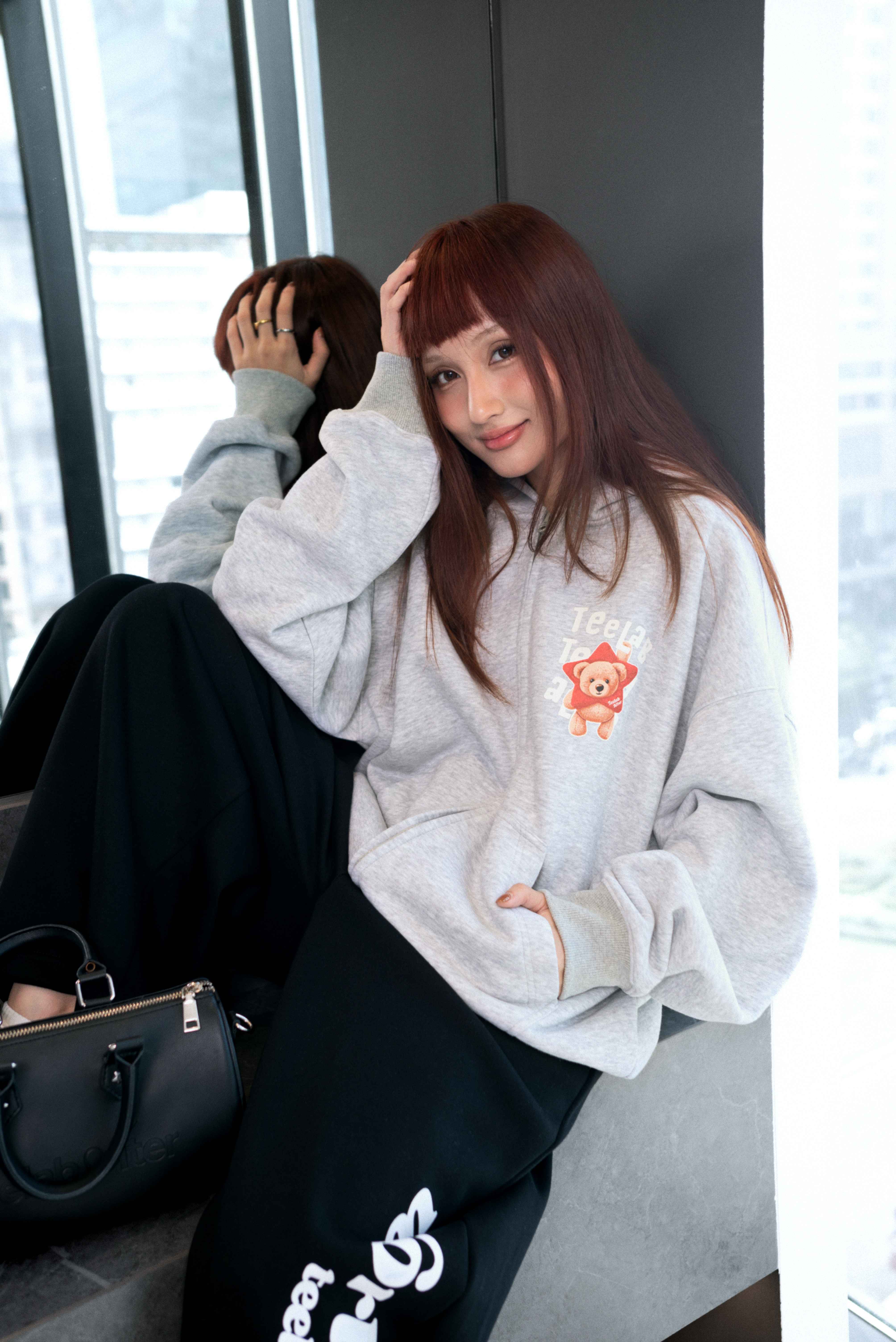 [Tặng Gấu] [Tặng Túi] Áo Hoodie Zip Teelab Alter Nỉ In Lụa Teddy Star Collection Semi-boxy Unisex HD135