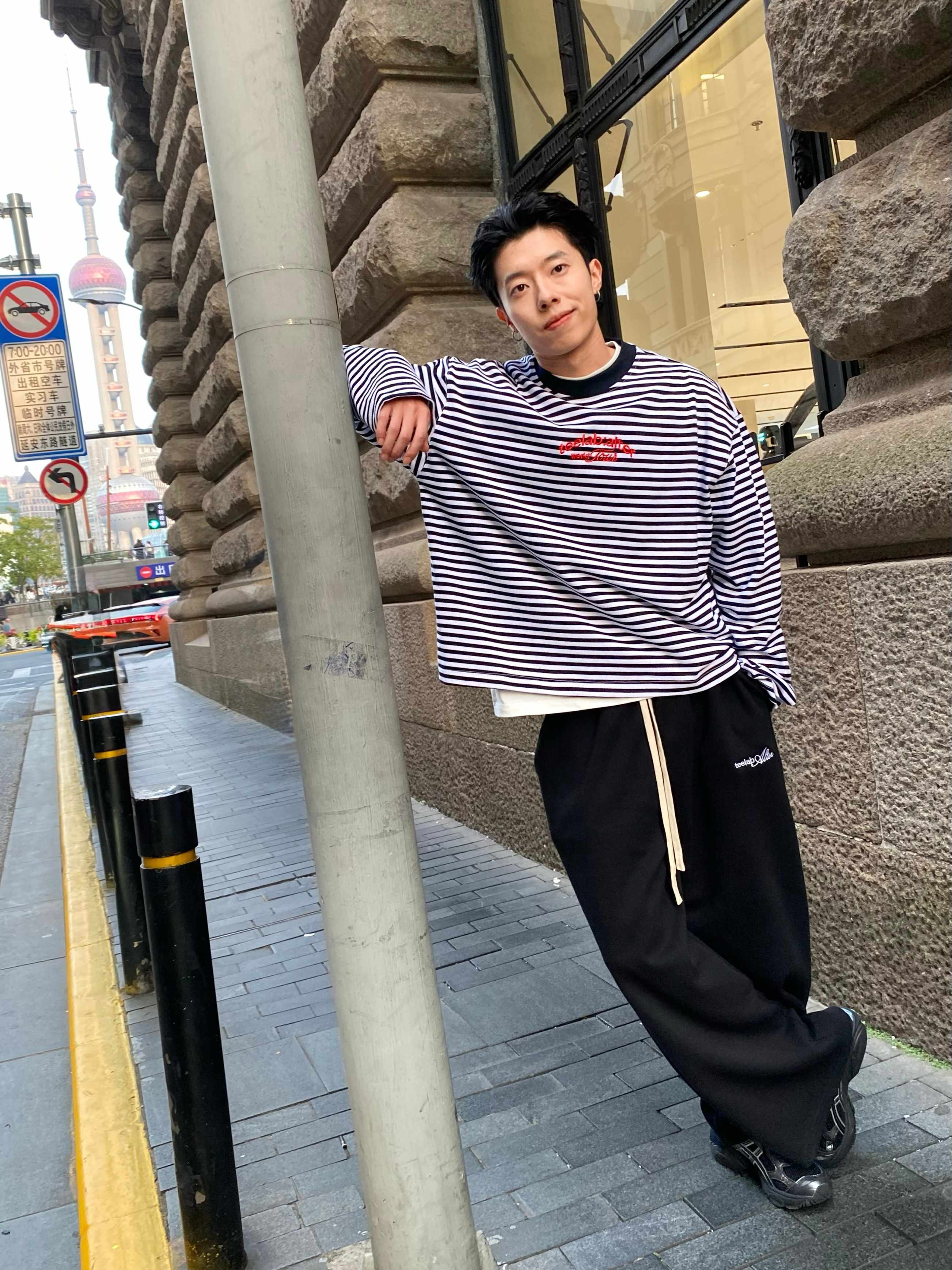 Áo Thun Sọc Dài Tay Local Brand Unisex Teelab Alter State TS358