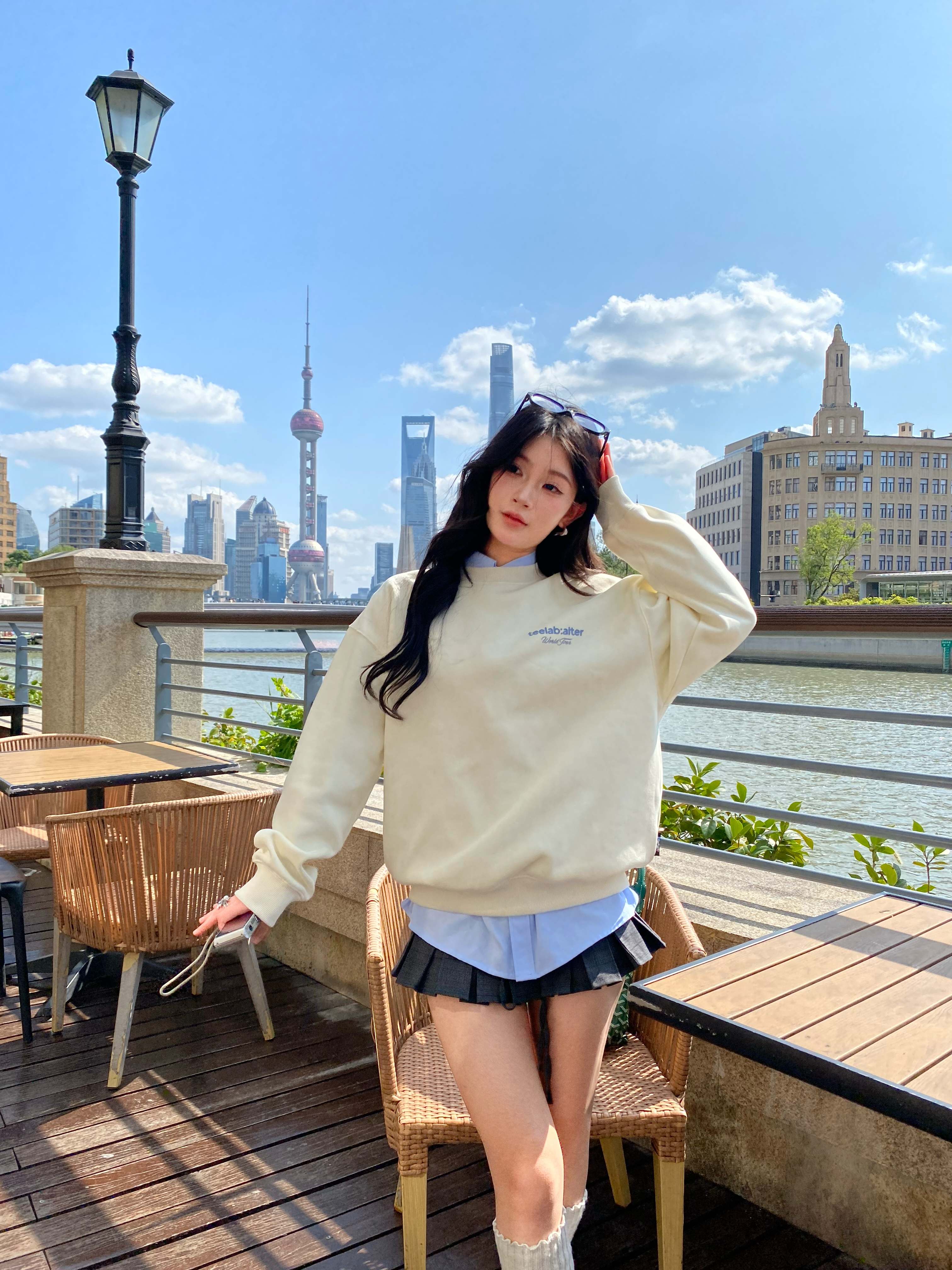 Áo Sweatshirt Teelab Alter Oversize Nỉ Lông Cáo In Signature Sweatshirt Ver 2 Unisex HD096