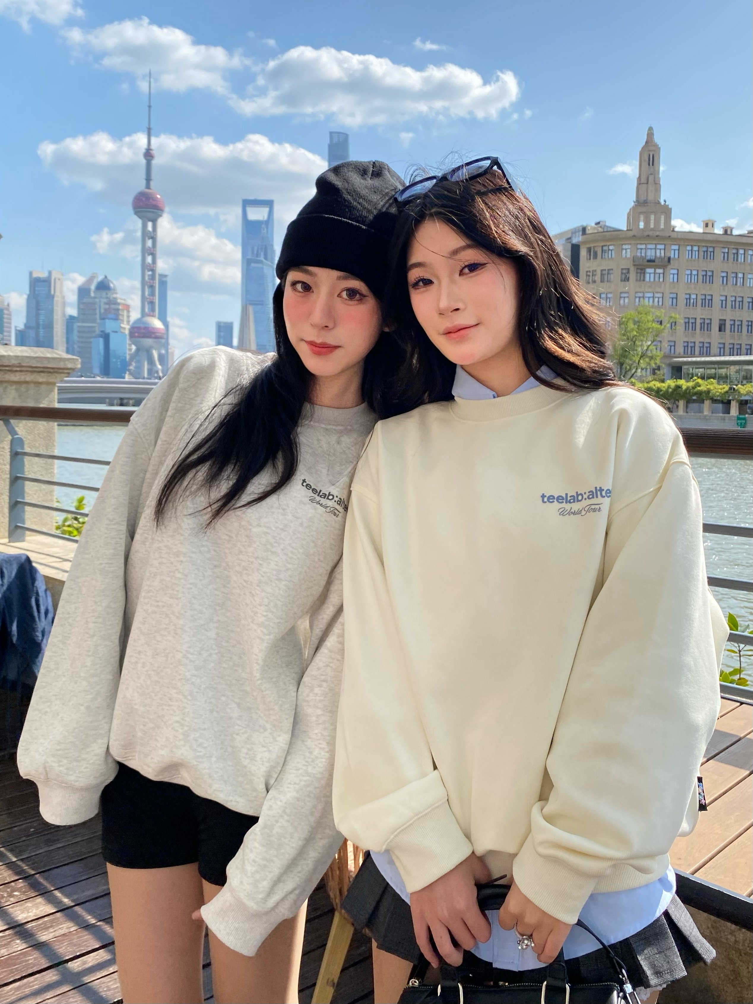 Áo Sweatshirt Teelab Alter Oversize Nỉ Lông Cáo In Signature Sweatshirt Ver 2 Unisex HD096