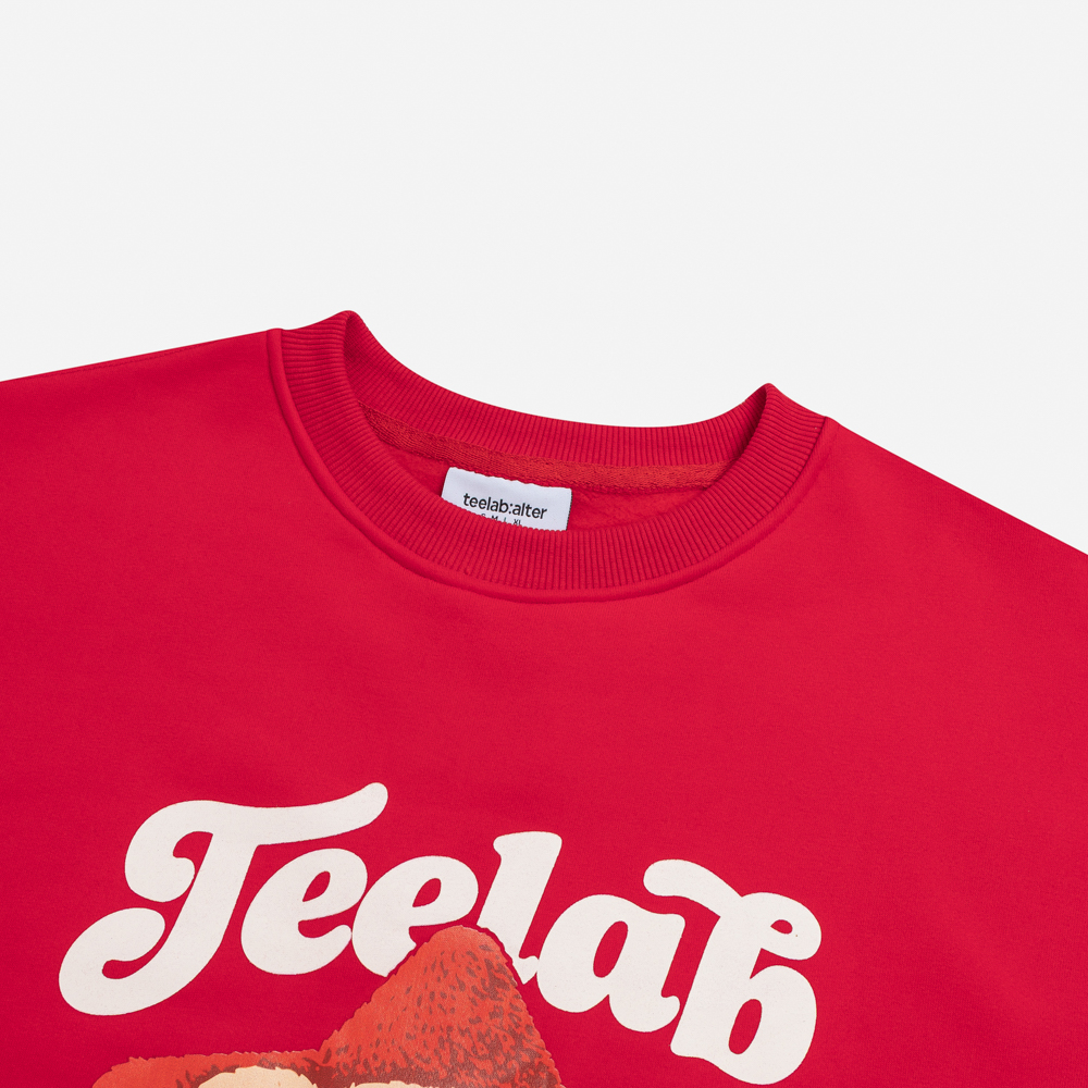 [Tặng Gấu] [Tặng Túi] Áo Sweater Teelab Alter Semi-boxy Nỉ Bông In Lụa Teddy Star Collection Unisex HD134