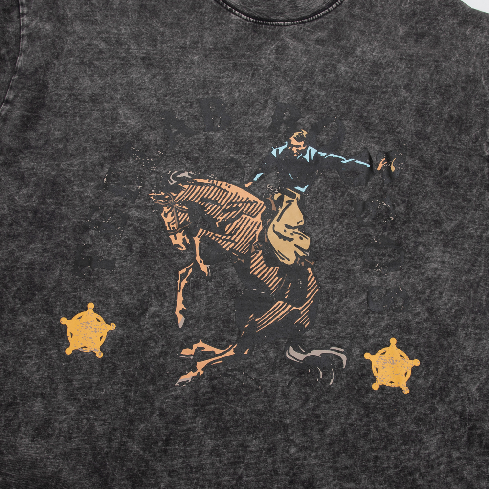 Áo Thun Wash Local Brand Unisex Teelab Rodeos Tshirt TS325