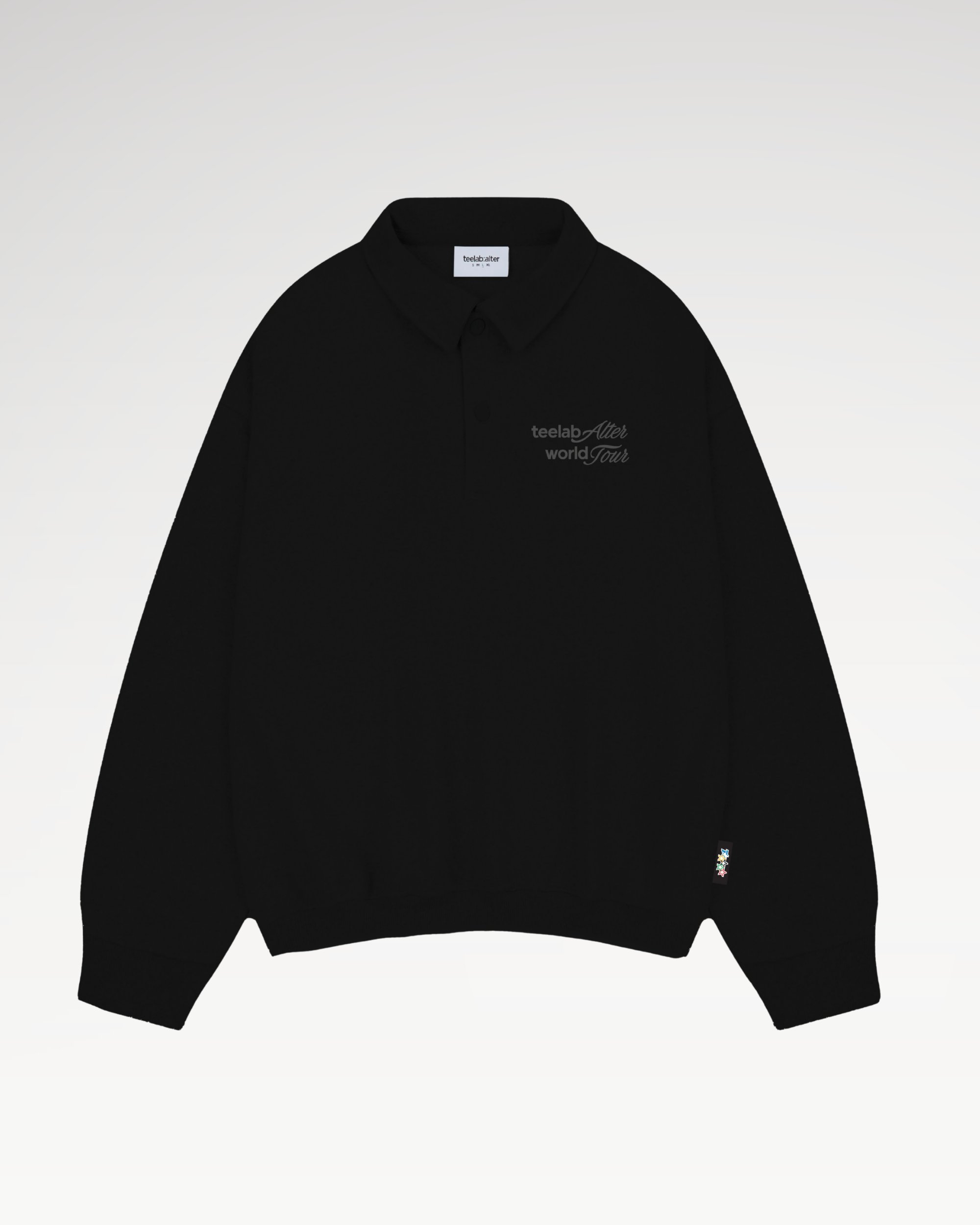 Teelab Alter Semi Fleece Polo Hoodie HD125