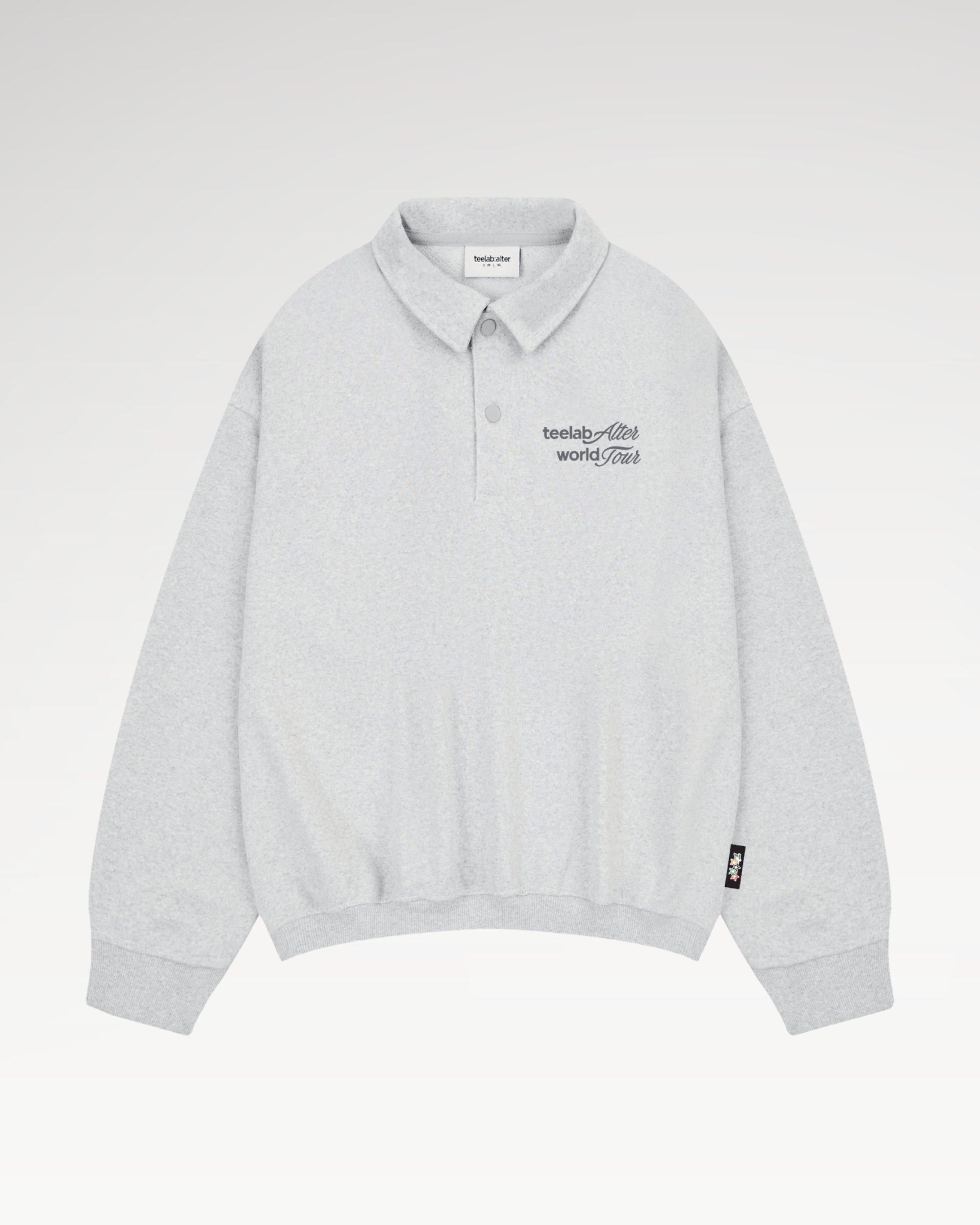 Teelab Alter Semi Fleece Polo Hoodie HD125
