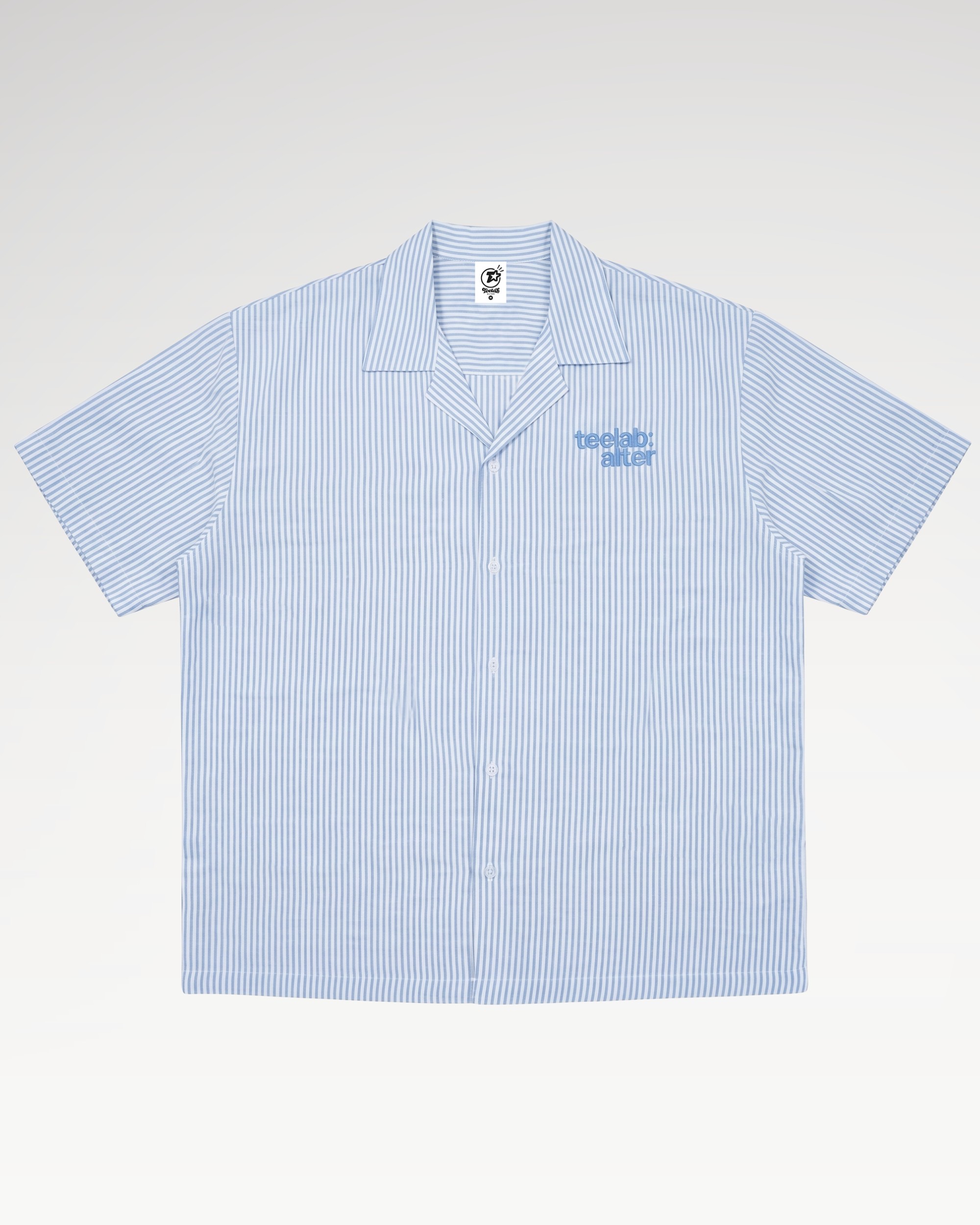 Áo Sơ Mi Teelab Alter Cuban Shirt Oxford Sọc In Stripe Shirt Unisex SS095