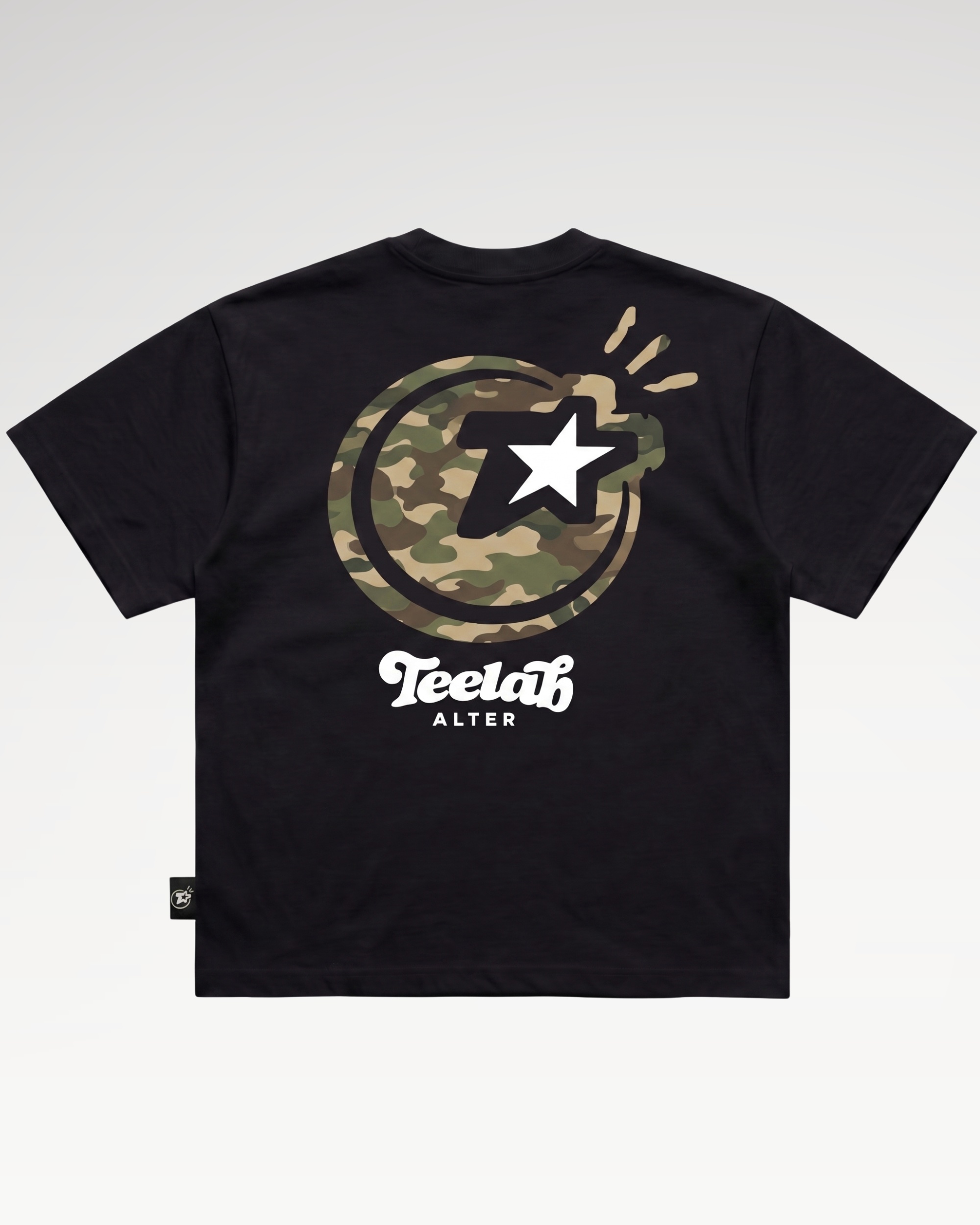 Teelab Alter Oversize Cotton T-Star-Camo Tee TS388