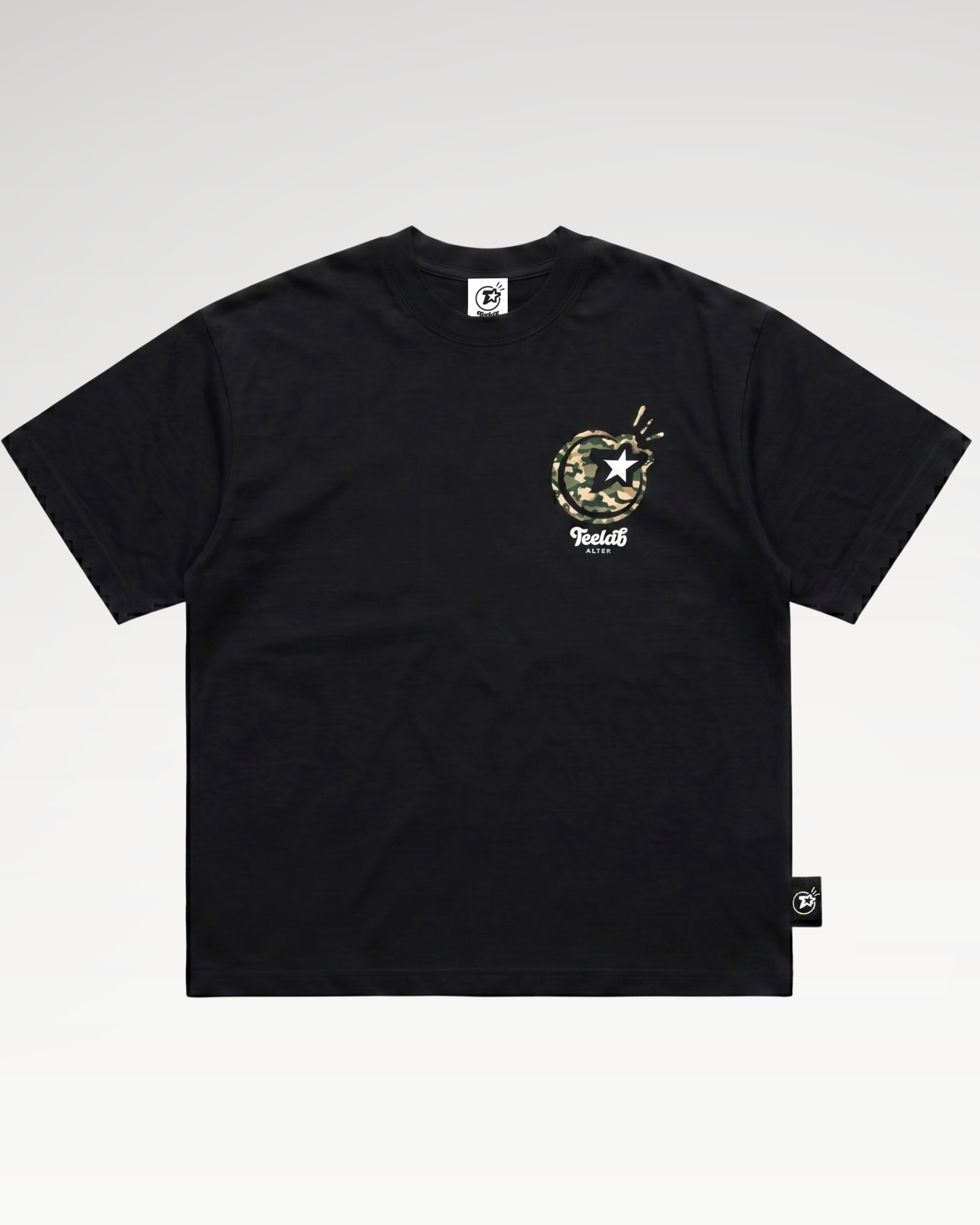 Teelab Alter Oversize Cotton T-Star-Camo Tee TS388