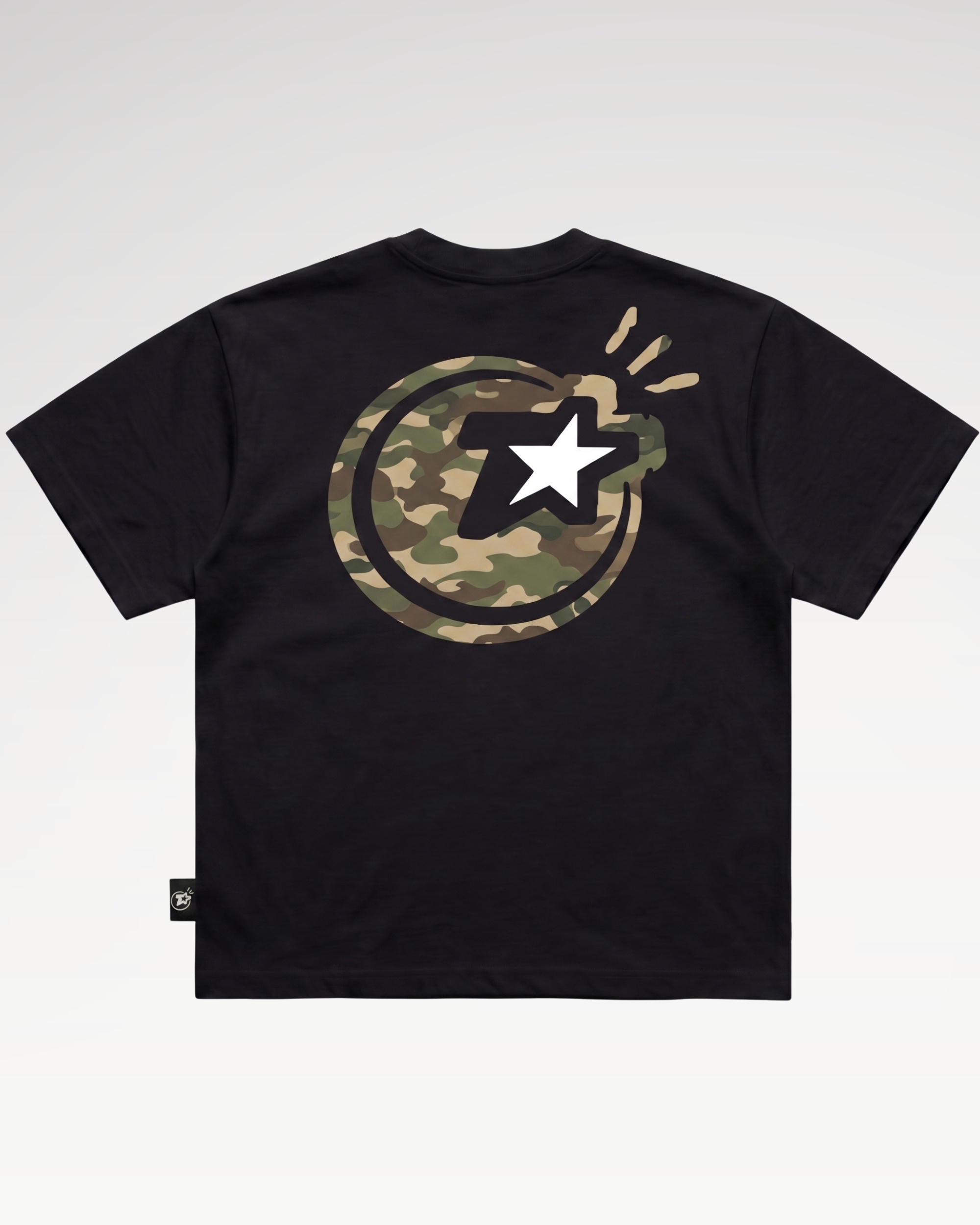 Teelab Alter Oversized Cotton TI STAR Camo Tee TS388