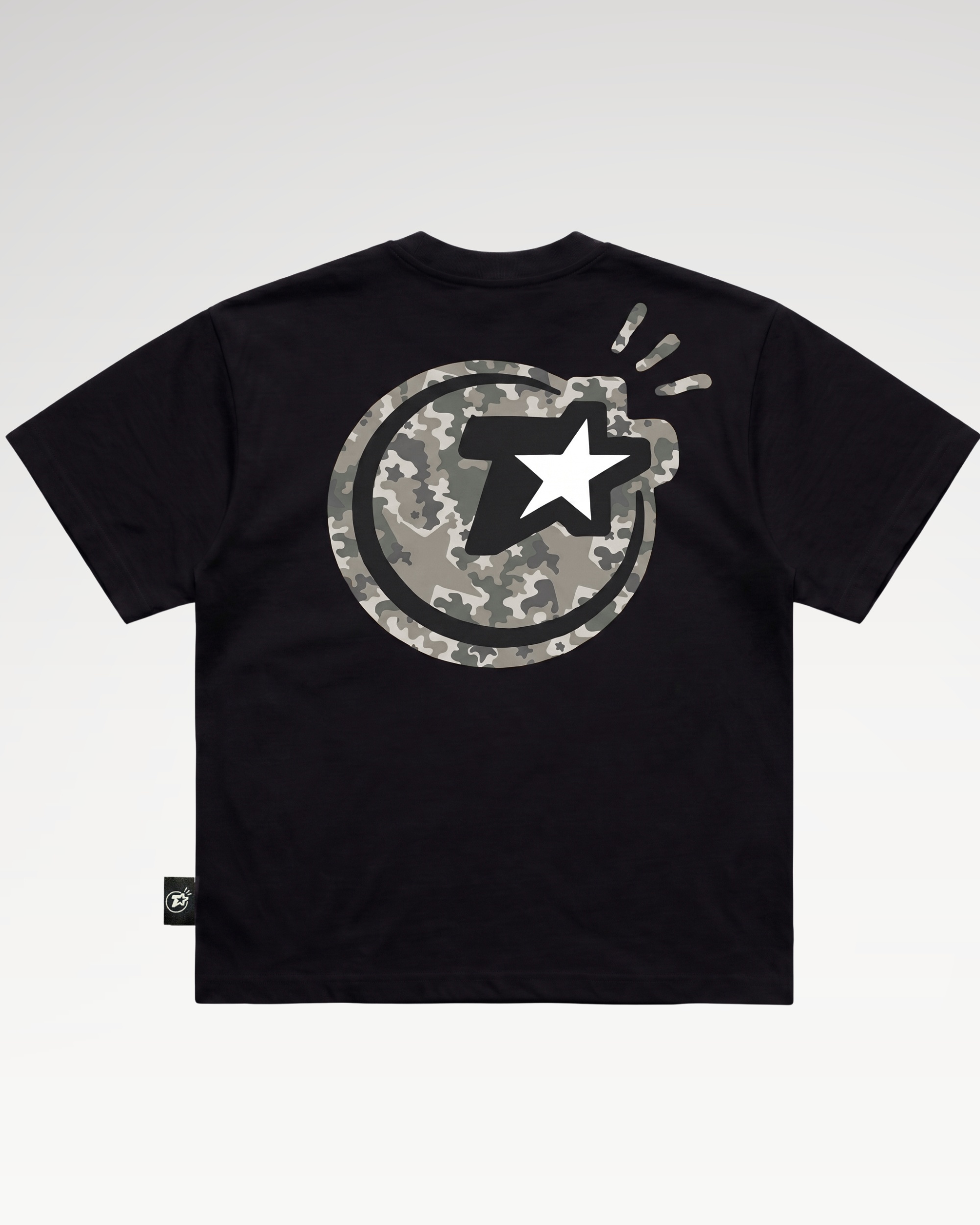 Teelab Alter Oversized Cotton Ti-Star-Camo Tee TS395