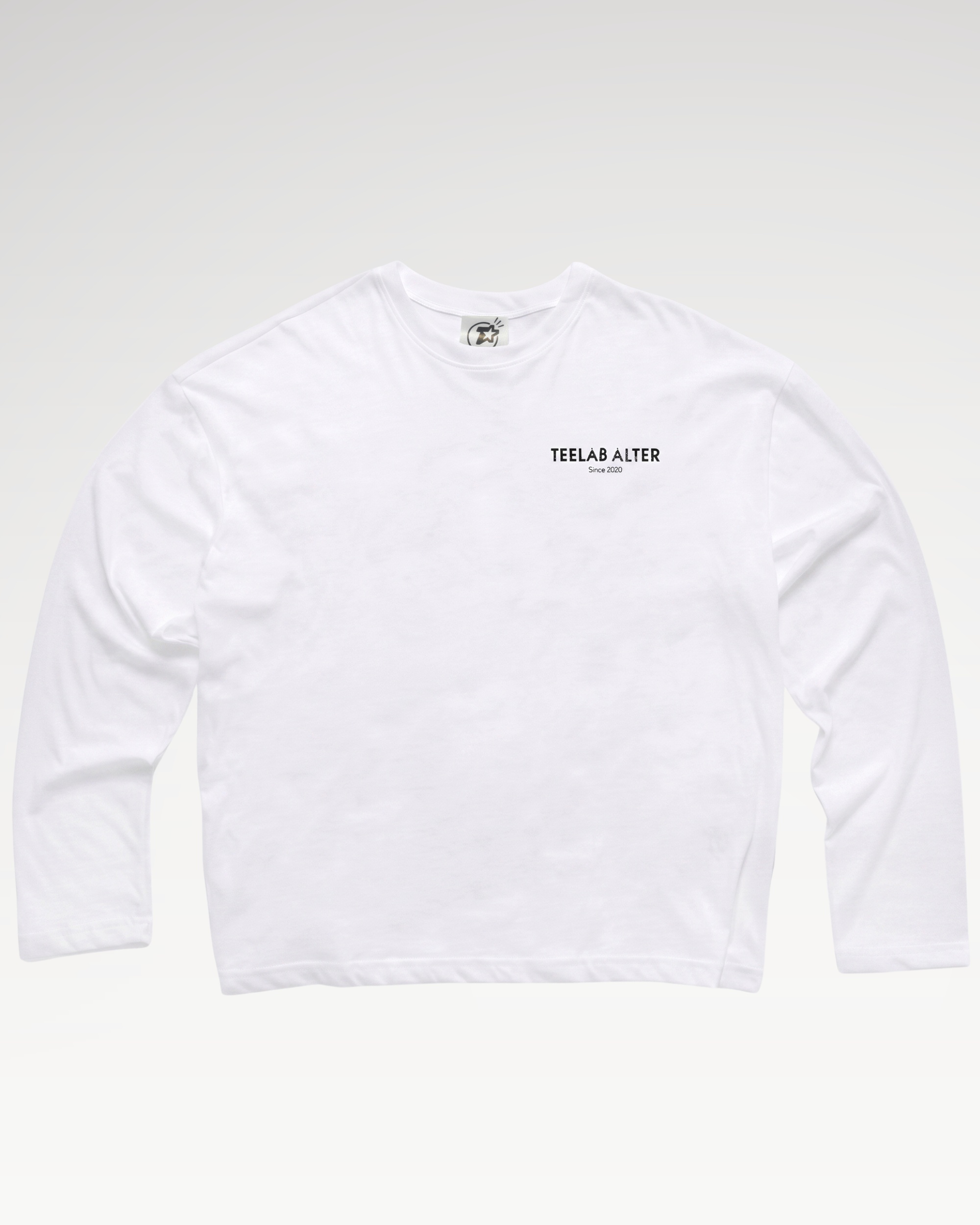 Teelab Alter Long-Sleeve Striped Grunge Tee TS401
