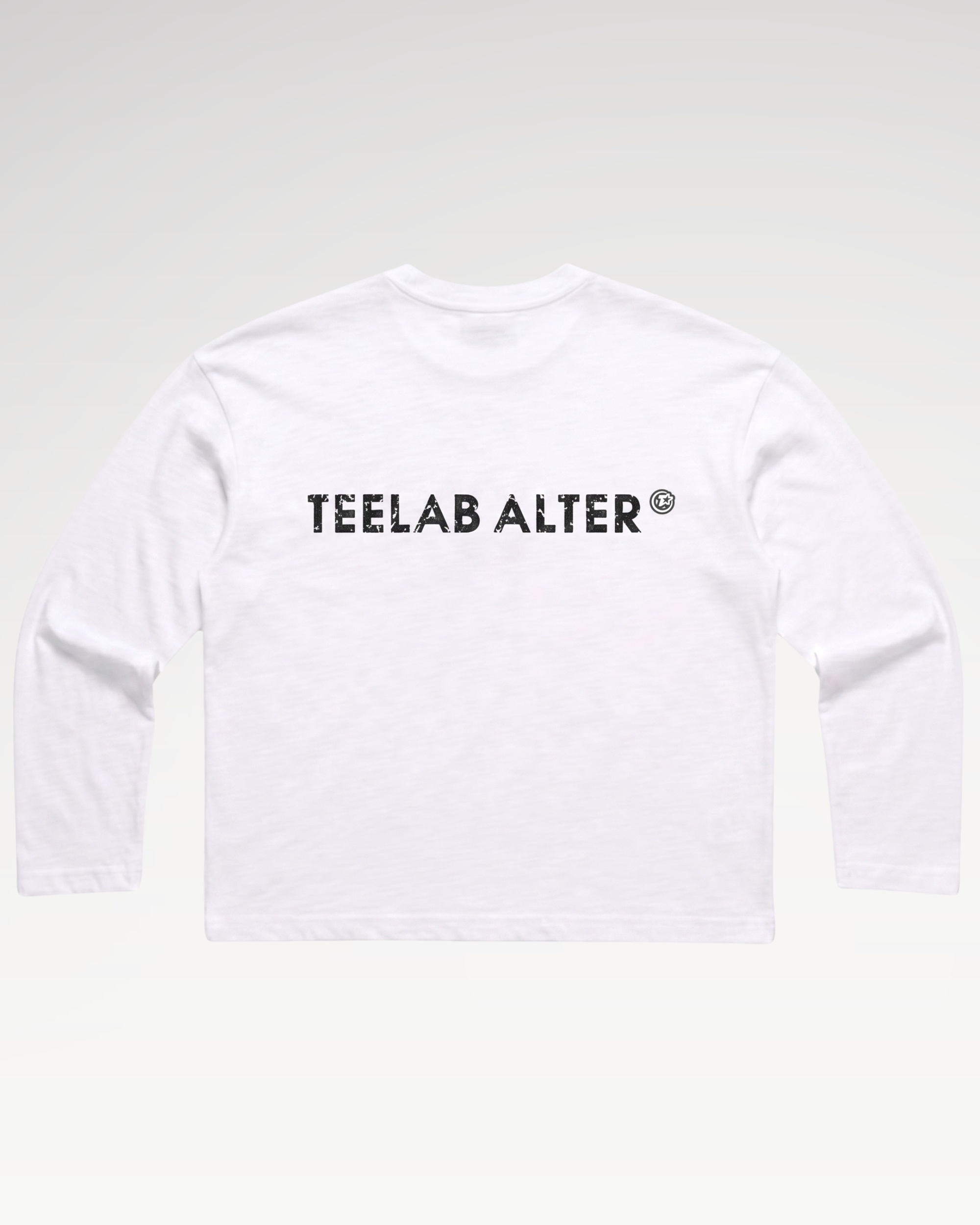 Teelab Alter Long-Sleeve Striped Grunge Tee TS401