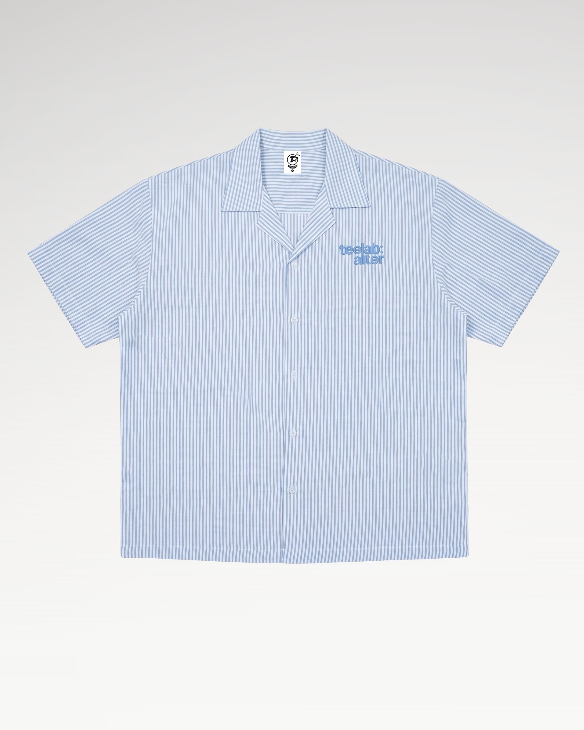 Teelab Alter Cuban Oxford Stripe Shirt SS095