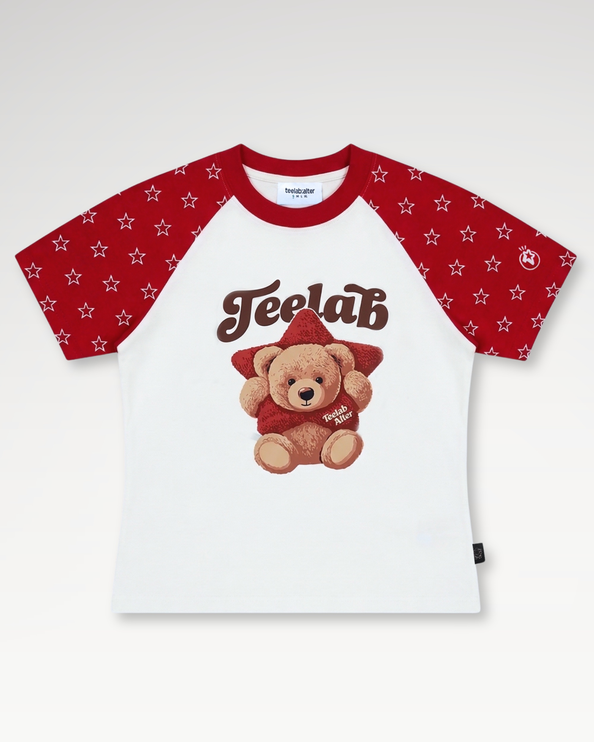 Áo Thun Baby Tee Teelab Alter Raglan Cotton In Teddy Alter Nữ TS363