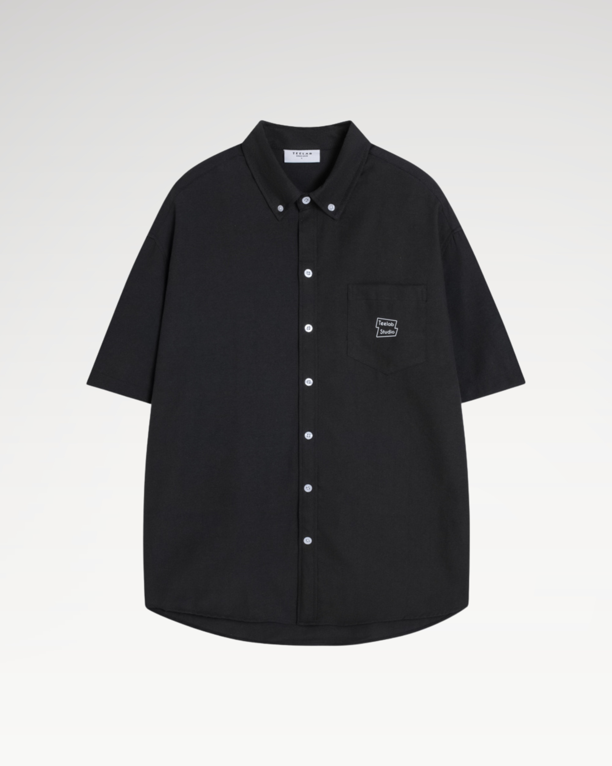 Áo Sơ Mi Cộc Tay Teelab Local Brand Unisex Eco Oxford Logo Signature Shirt SS068