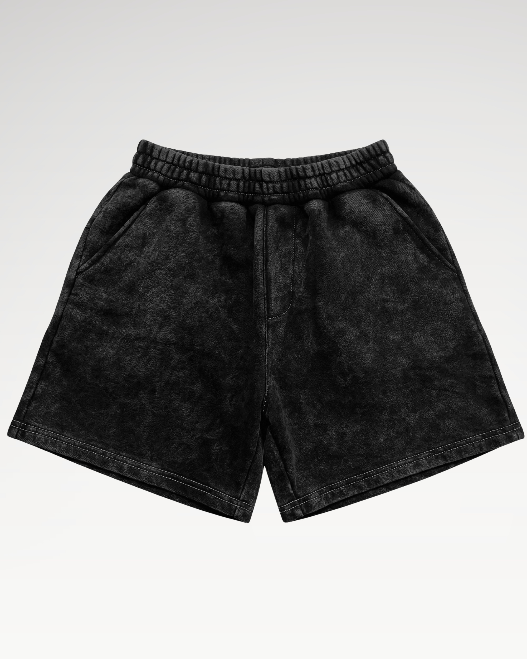 Quần Short Teelab Alter Jogger Nỉ Trơn Wash Unisex SH010