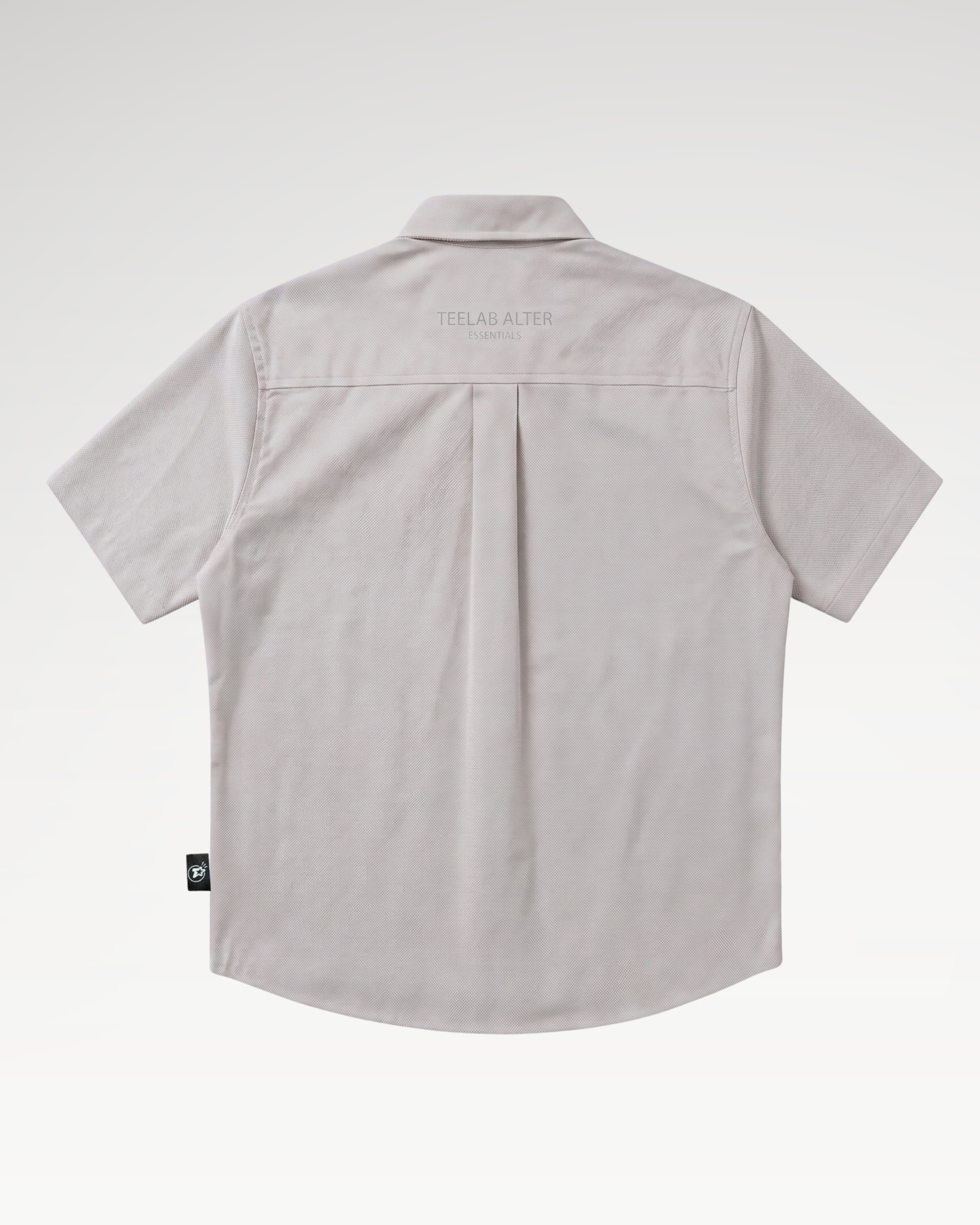 Áo Sơ Mi Teelab Alter Relax Tay Ngắn Oxford In Essentials Unisex SS093