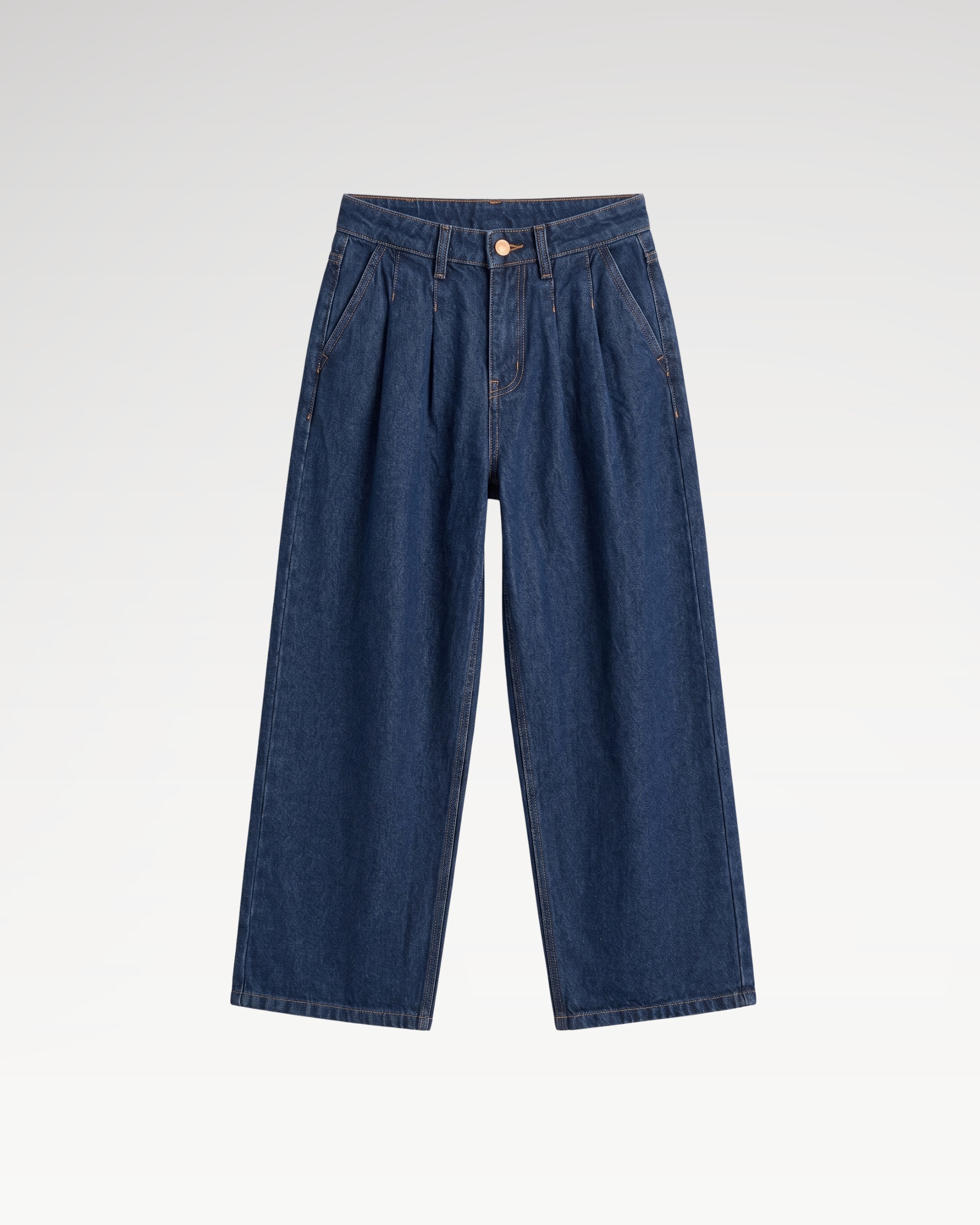 Quần Jeans Teelab Alter Straight Relax Denim Trơn Unisex PS143