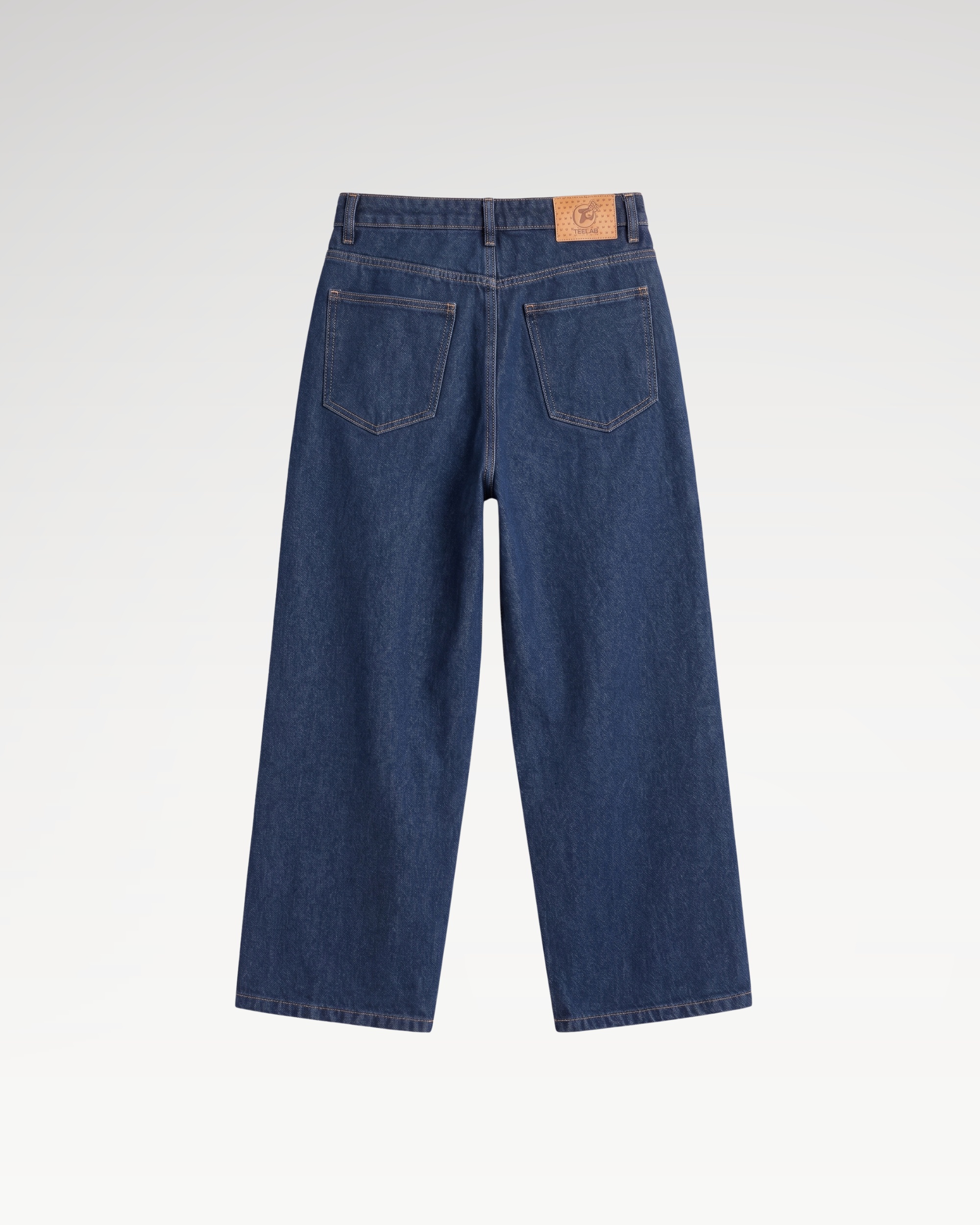 Quần Jeans Teelab Alter Straight Relax Denim Trơn Unisex PS143