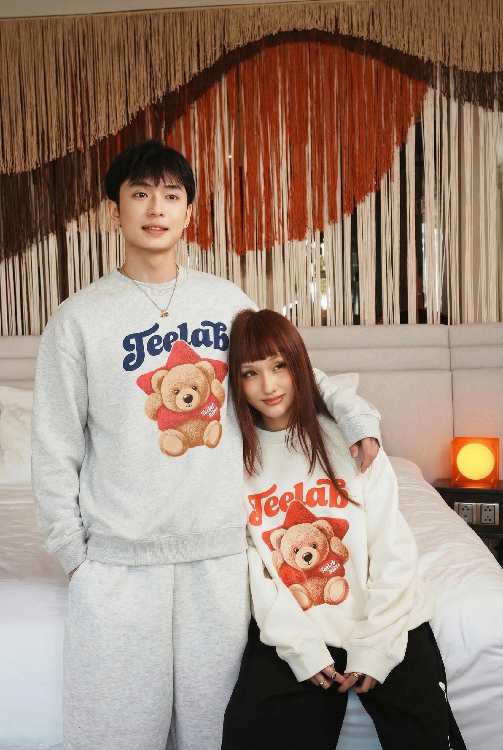 [Tặng Gấu] [Tặng Túi] Áo Sweater Teelab Alter Semi-boxy Nỉ Bông In Lụa Teddy Star Collection Unisex HD134