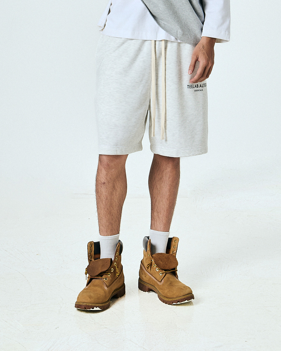 Quần Short Teelab Alter Oversize Nỉ Chân Cua In Wourld Tour Unisex SH003