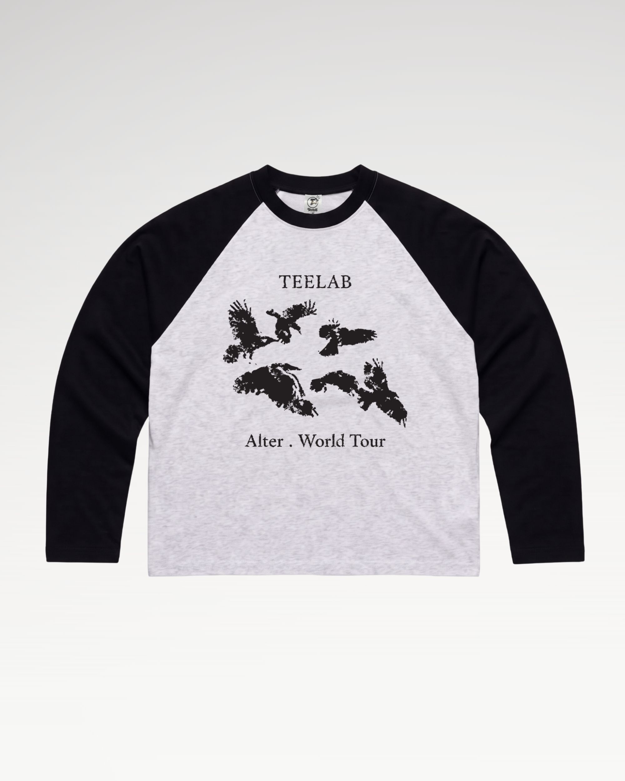 Teelab Alter Oversized Cotton Tokyo Raven Long Sleeve TS445