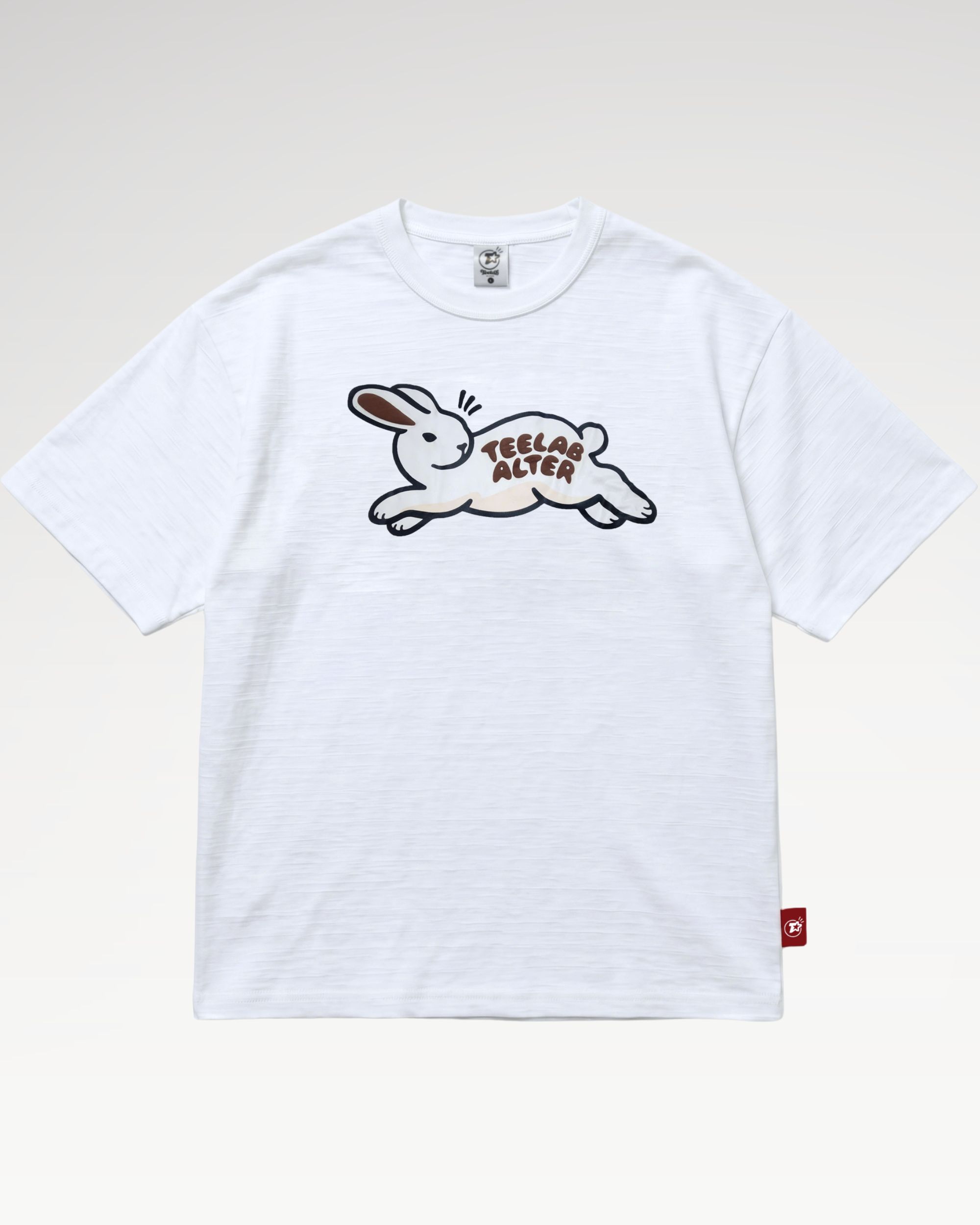 Teelab Alter Oversized Slub-Cotton Bunny Tee TS411