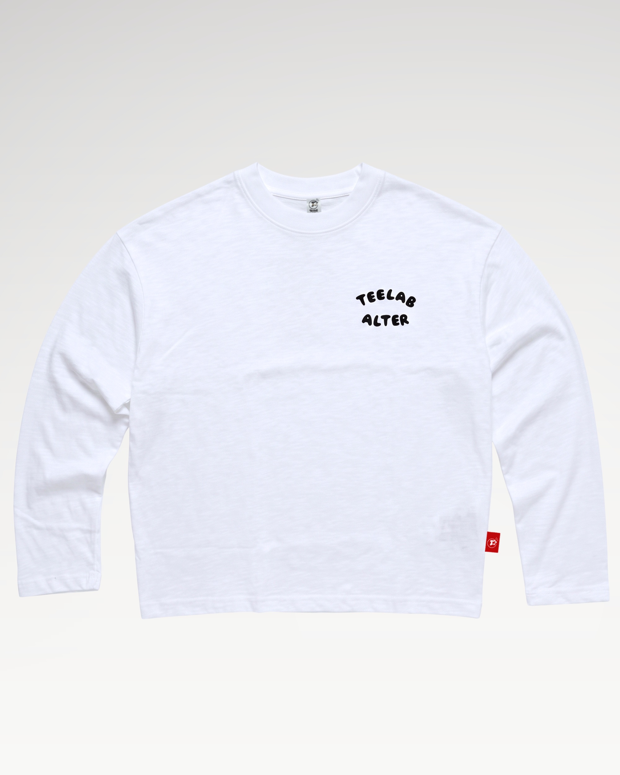 Teelab Alter Slub-Cotton Longsleeve Animal Tee TS422