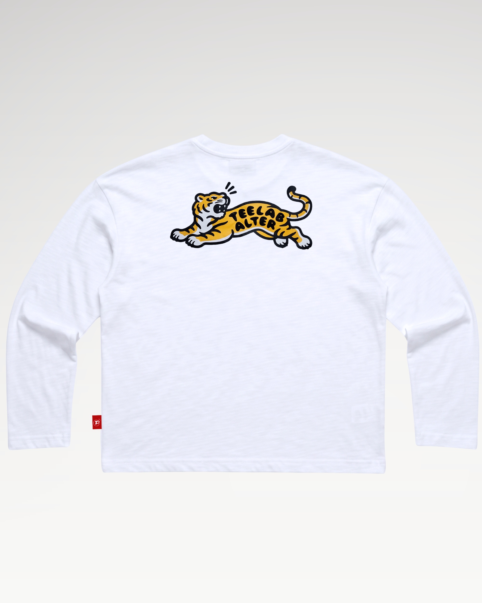 Teelab Alter Slub-Cotton Longsleeve Animal Tee TS422