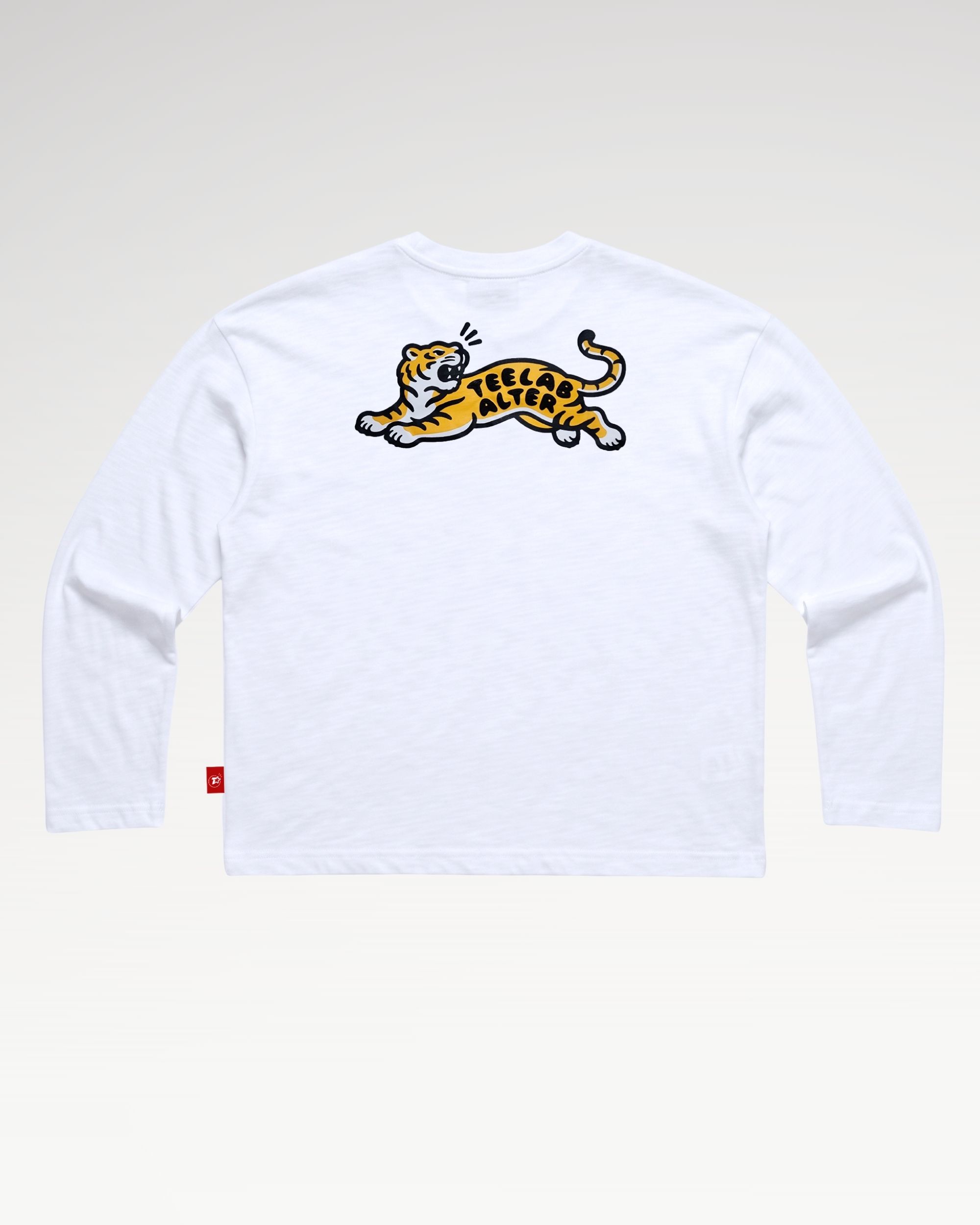 Teelab Alter Slub-Cotton Longsleeve Animal Tee TS422