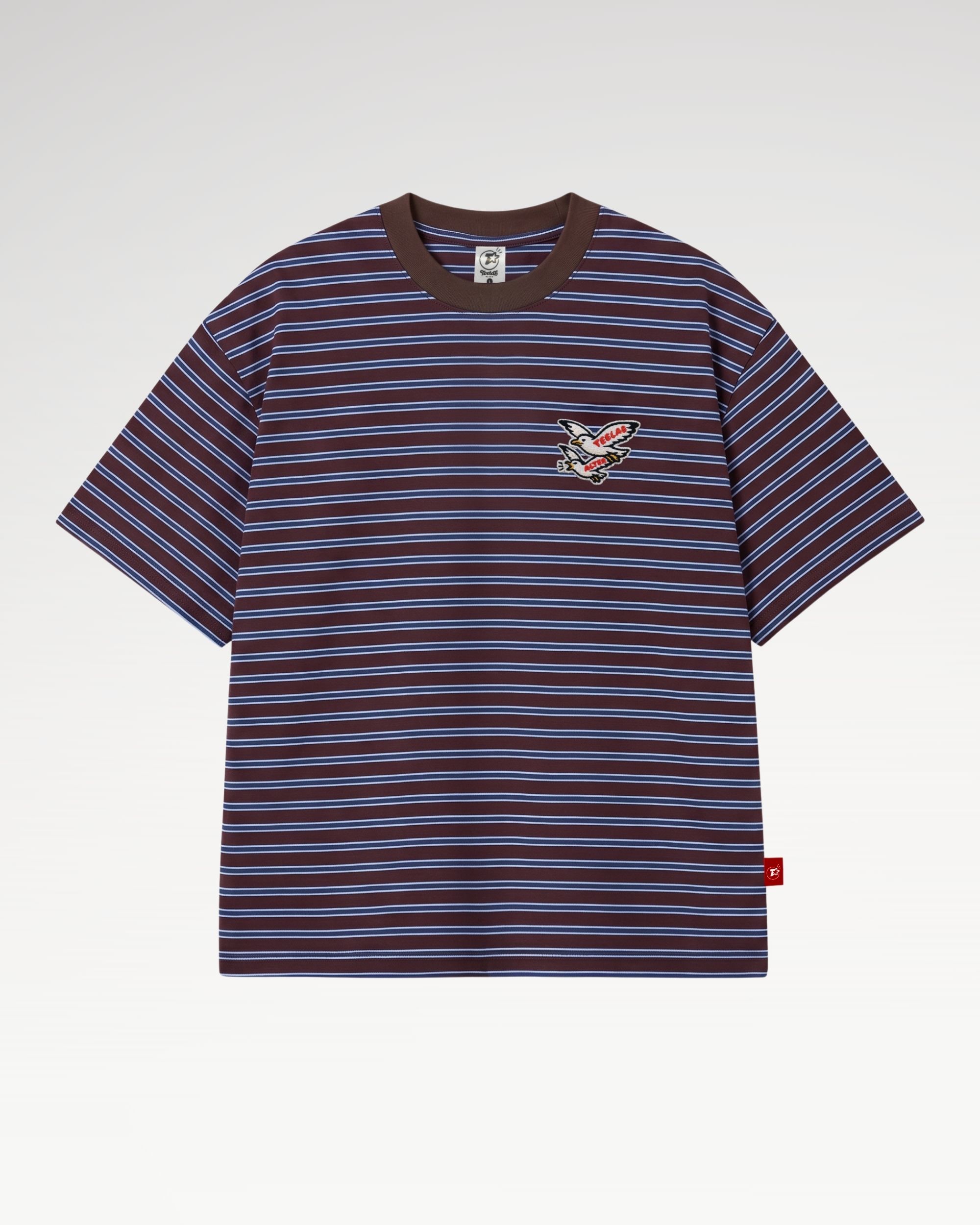 Teelab Alter Regular Cotton Animal Striped Tee TS418