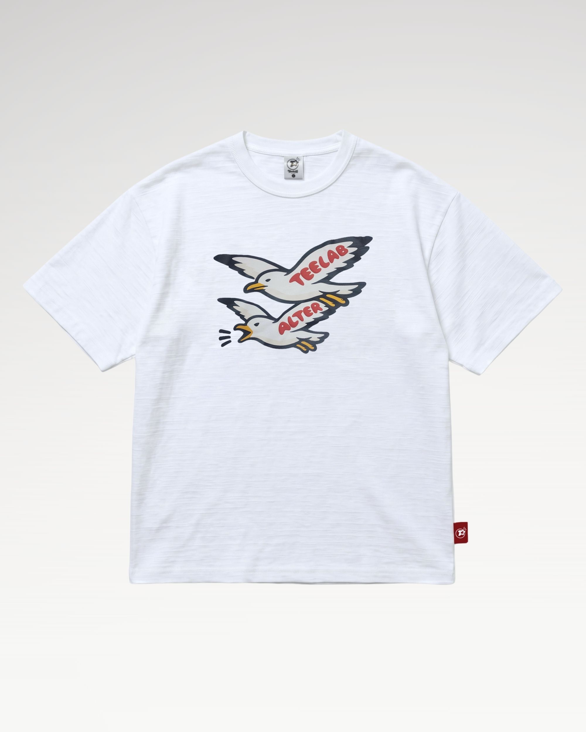 [TẶNG TÚI TI-STAR] Teelab Alter Oversized Slub-Cotton Seagull Tee TS413