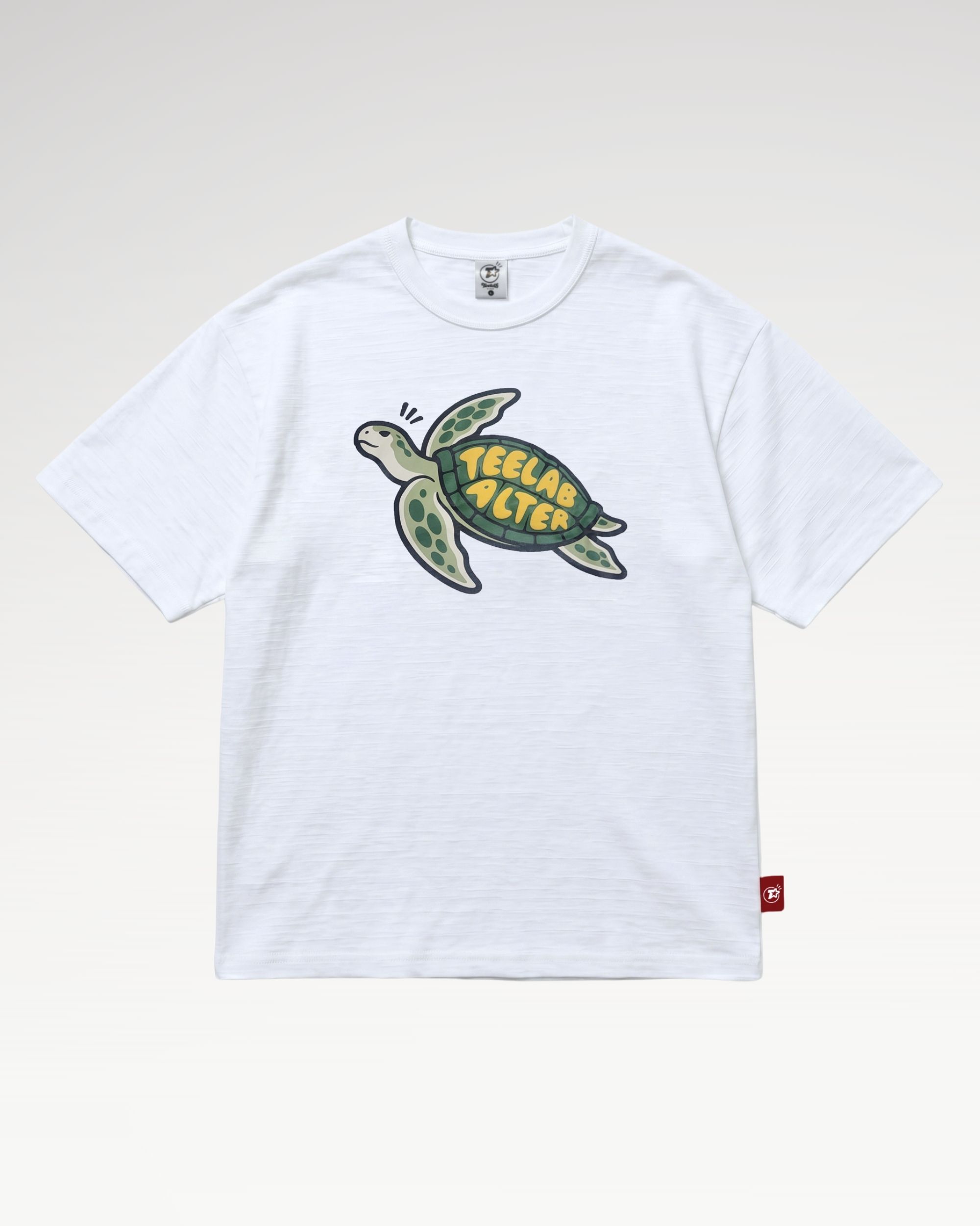 [TẶNG TÚI TI-STAR] Teelab Alter Oversized Slub-Cotton Turtle Tee TS409