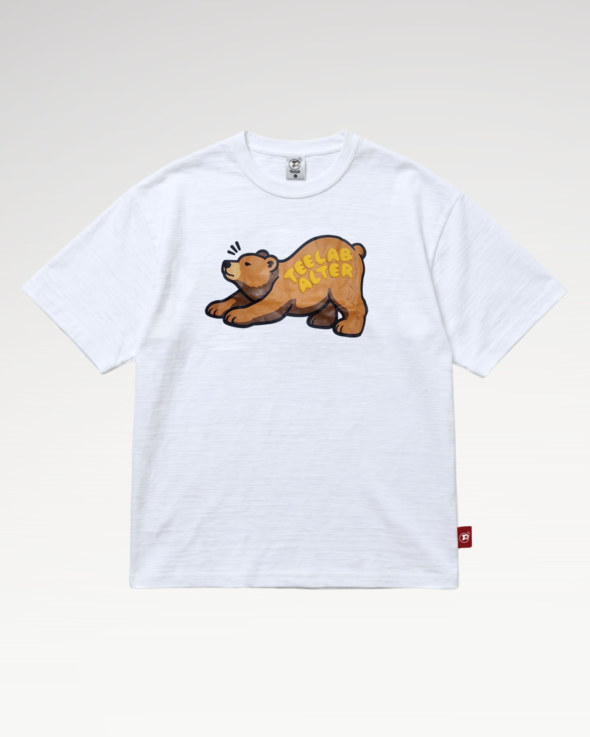 [TẶNG TÚI TI-STAR] Teelab Alter Oversized Slub-Cotton Bear Tee TS412