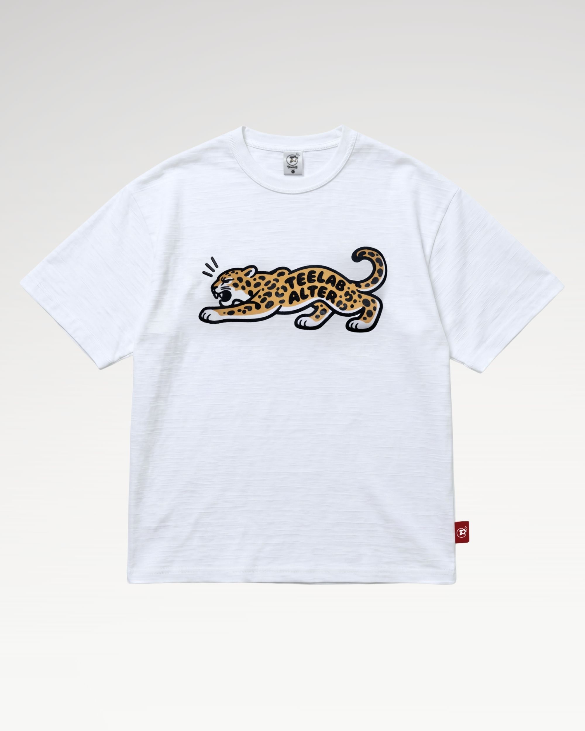 [TẶNG TÚI TI-STAR] Teelab Alter Oversized Slub-Cotton Leopard Tee TS408