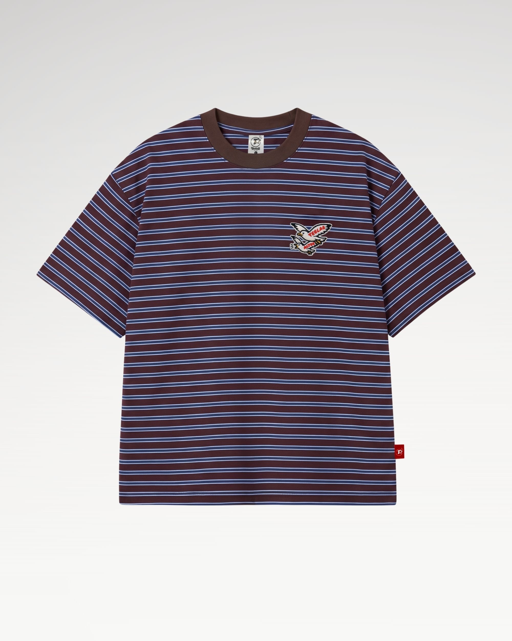 Teelab Alter Regular Cotton Animal Striped Tee TS418