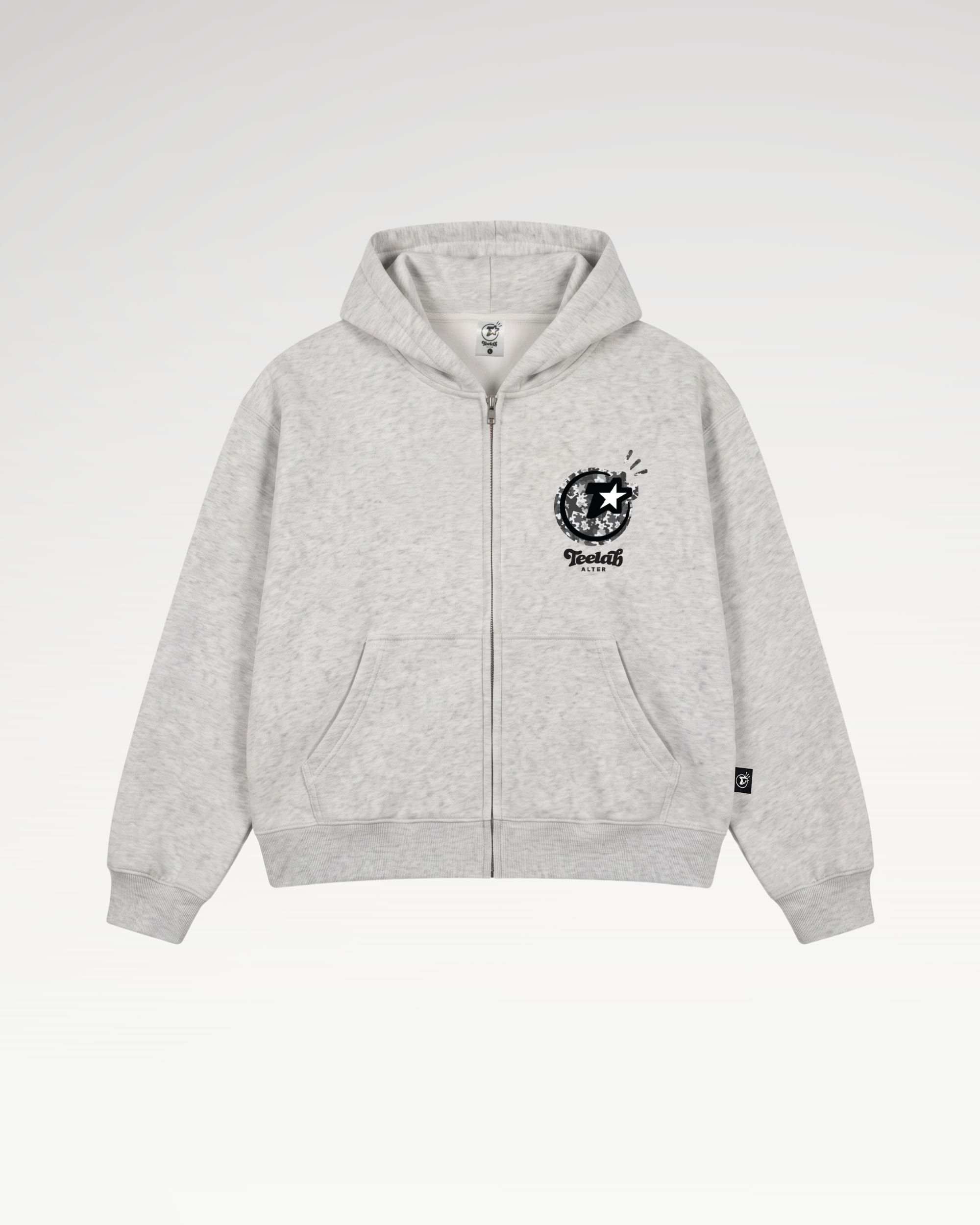 Teelab Alter Regular Fleece TI STAR Zip-Up Hoodie HD143