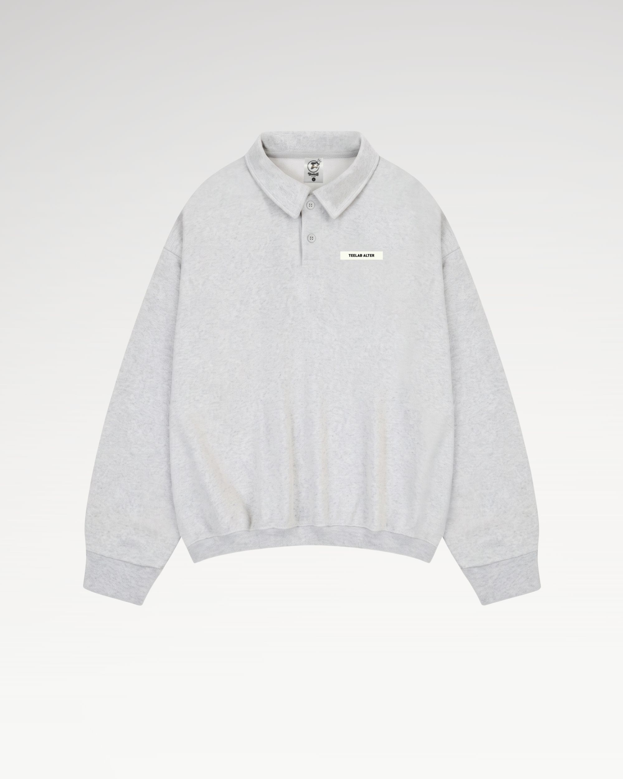 Teelab Alter Regular Fleece Basic Polo Sweatshirt HD144