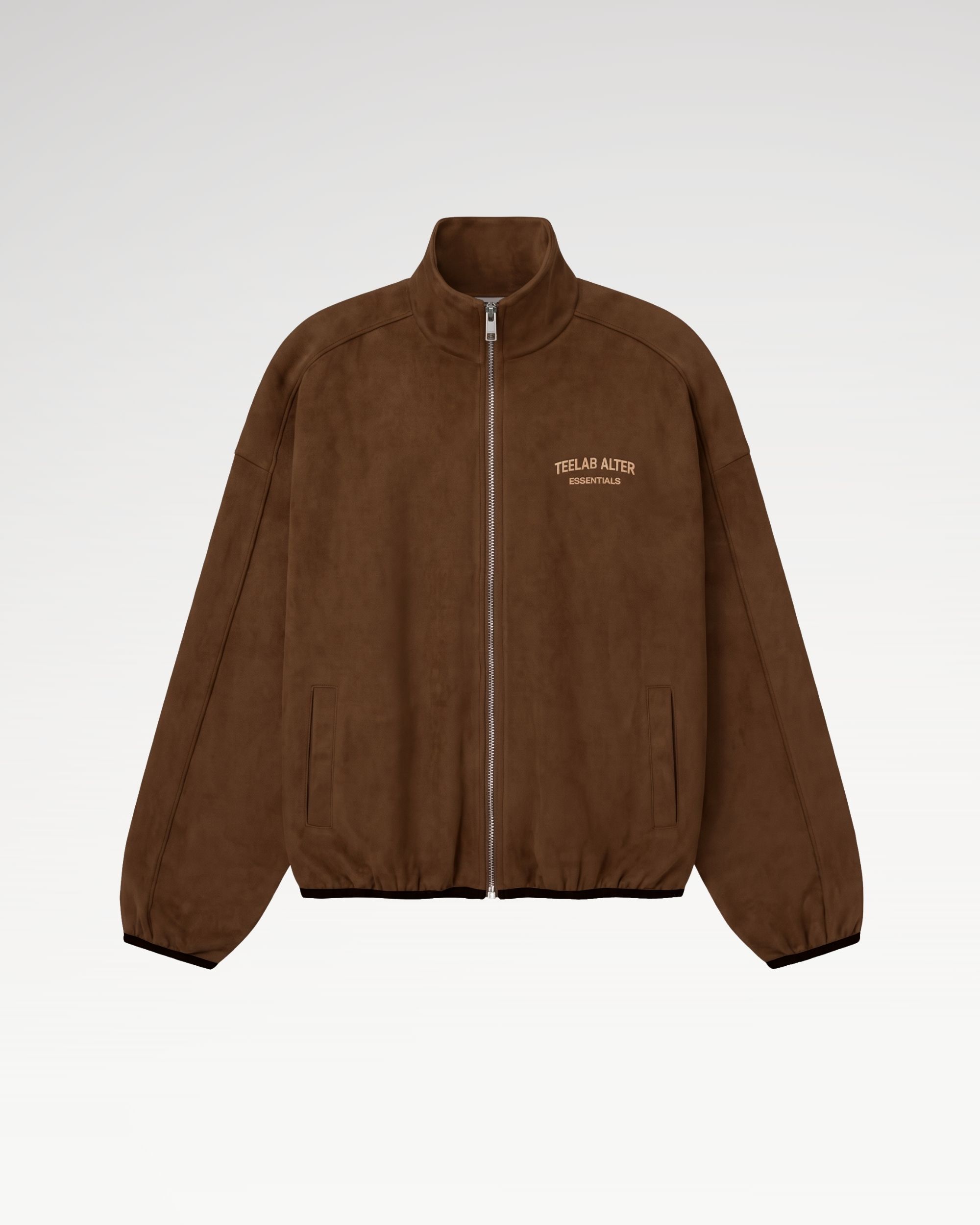 Teelab Alter Relaxed Fit Suede Essentials Track Jacket AK149