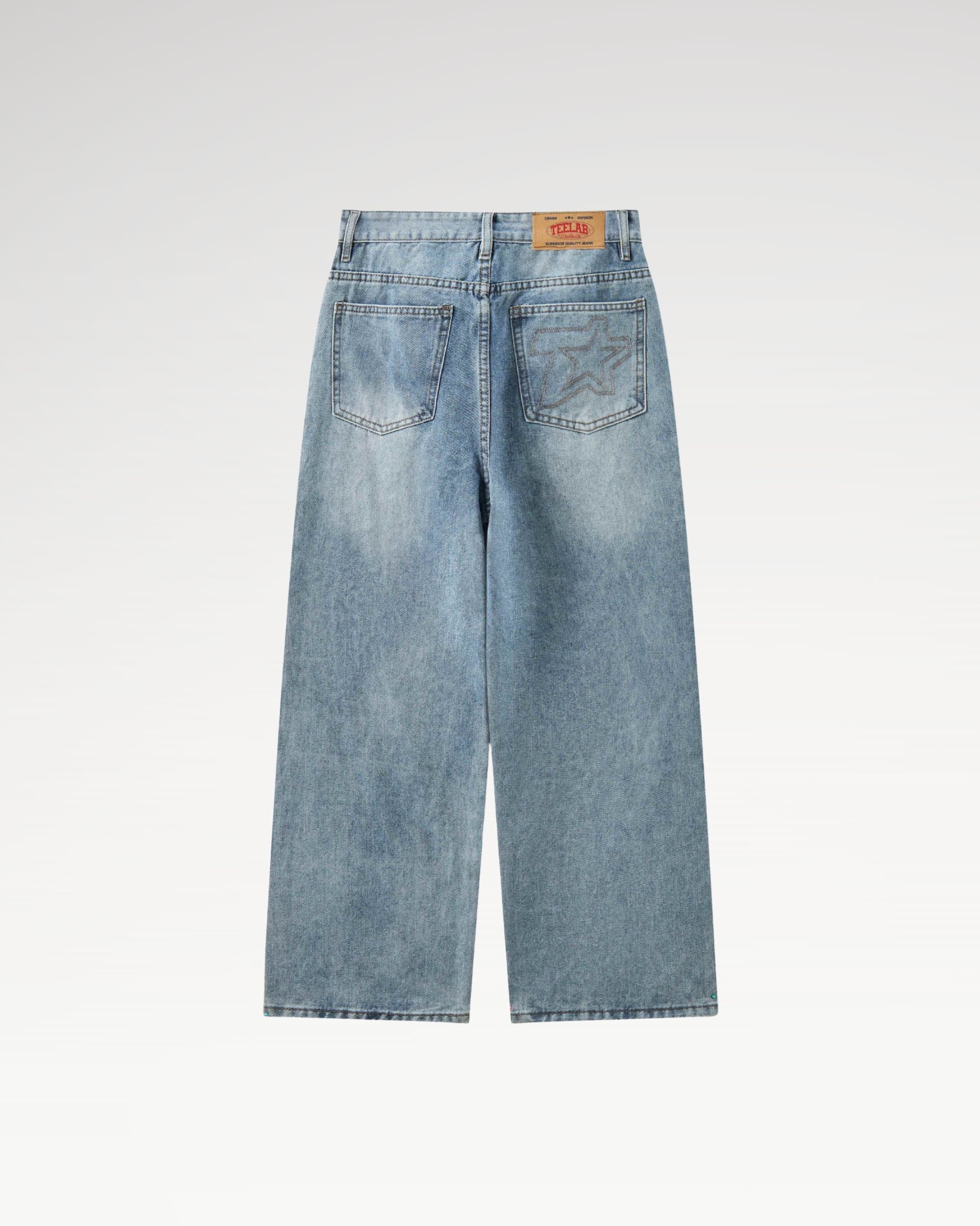 Teelab Alter Oversized Denim Wide Leg Pants PS116