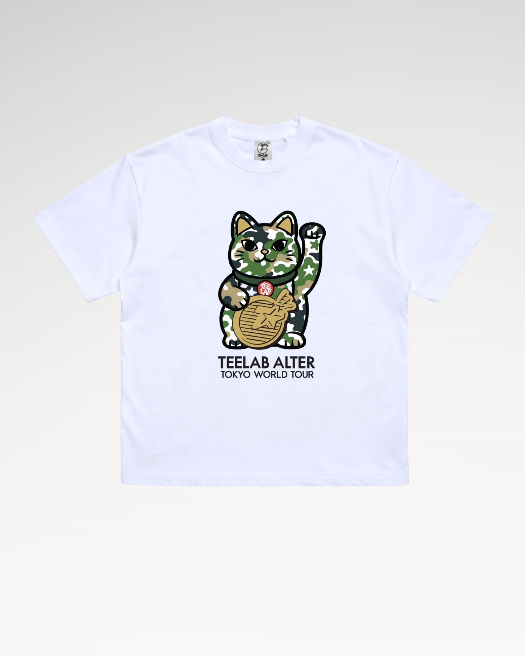 Teelab Alter Tokyo Oversized Cotton Luckycat Tee TS148