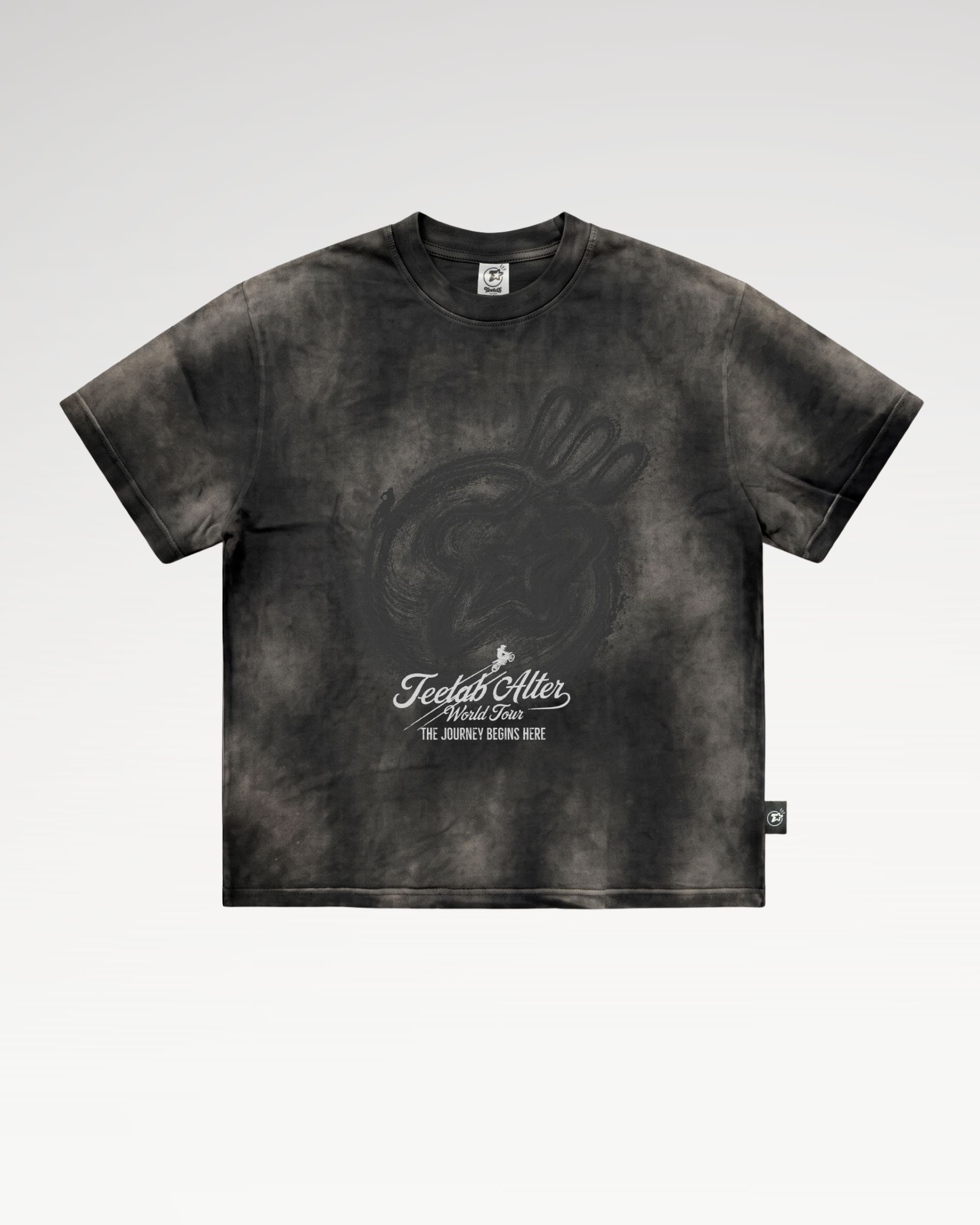 Teelab Alter Boxy Cotton Washed Motor Tee TS432