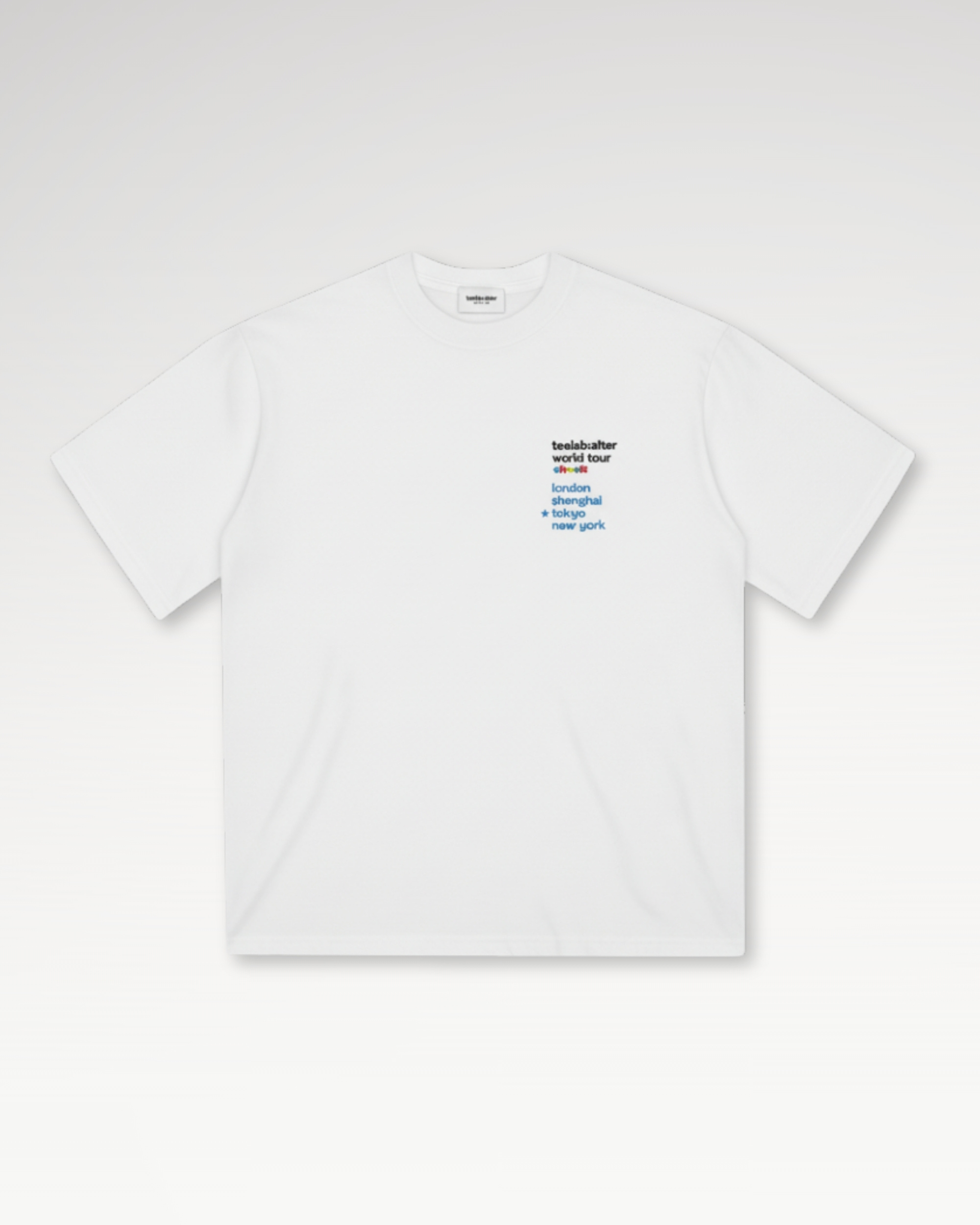 Áo Thun Teelab Alter Oversize Cotton In Lụa World Tour Check Unisex TS364