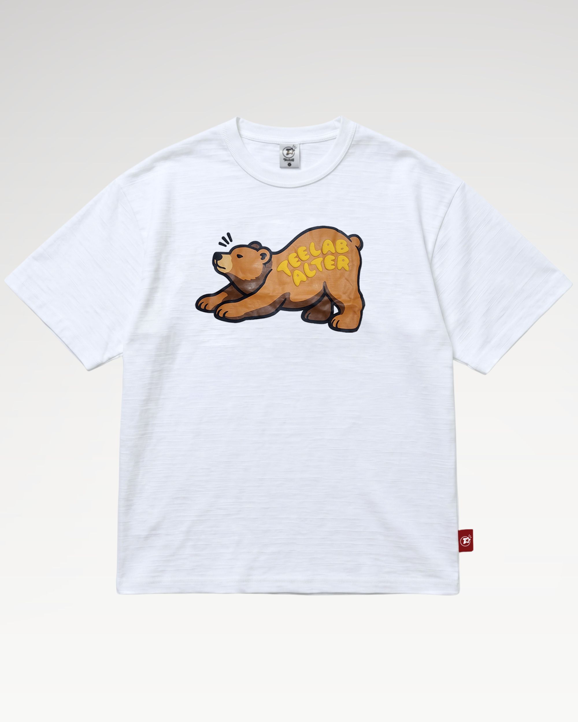 Teelab Alter Oversized Slub-Cotton Bear Tee TS412