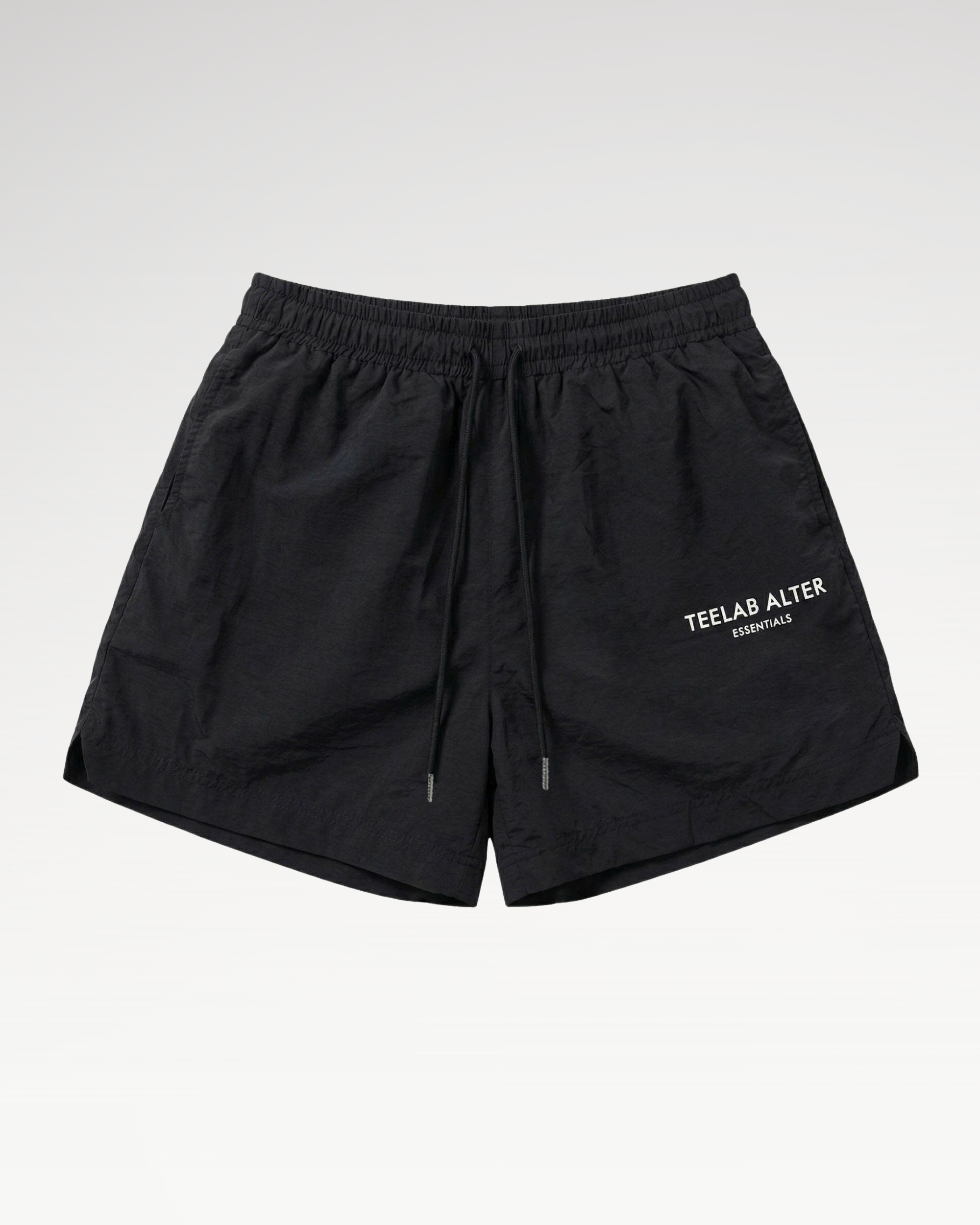 Quần Short Teelab Alter Oversize Gió Dù In Essentials Unisex SH006