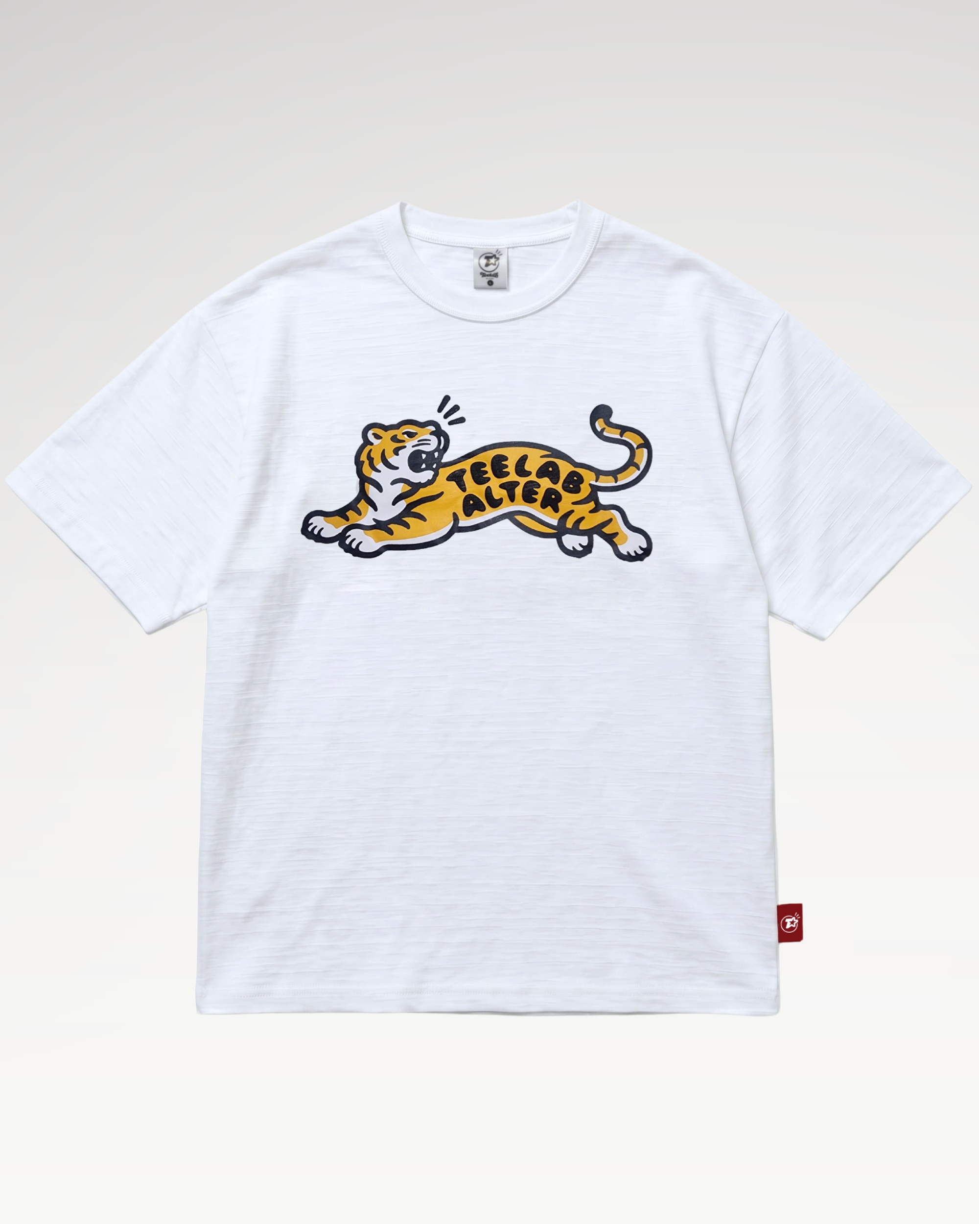 Teelab Alter Oversized Slub-Cotton Tiger Tee TS410