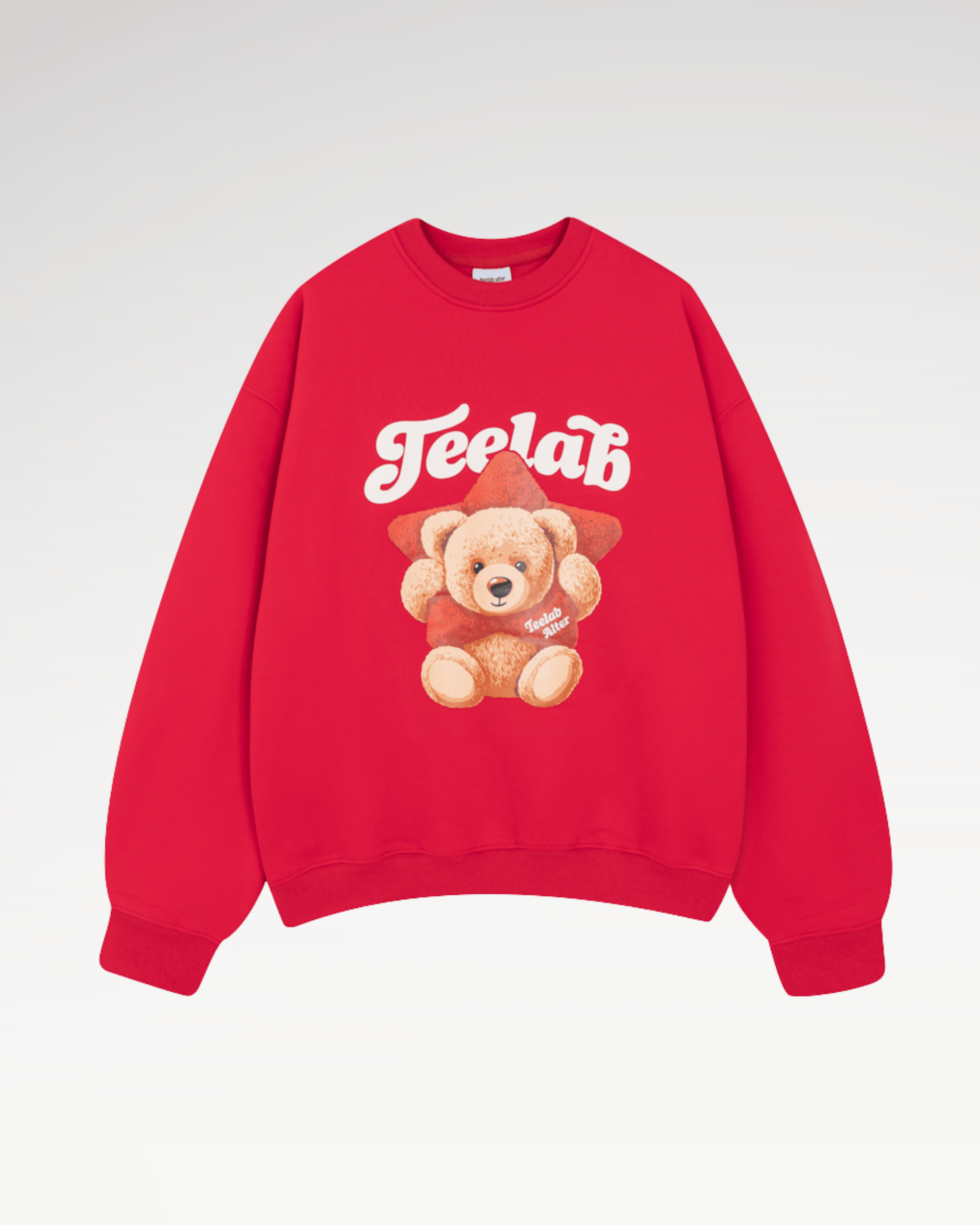[Tặng Gấu] [Tặng Túi] Áo Sweater Teelab Alter Semi-boxy Nỉ Bông In Lụa Teddy Star Collection Unisex HD134